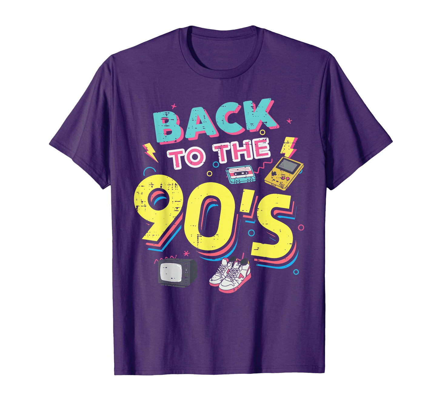 Back to The 90s Cassette Tape Retro Old School Women Men Kid T-Shirt