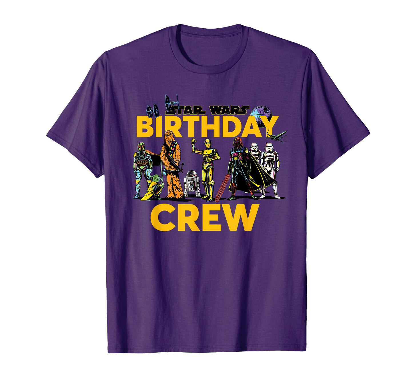 Star Wars Classic Characters Birthday Crew Party Matching T-Shirt