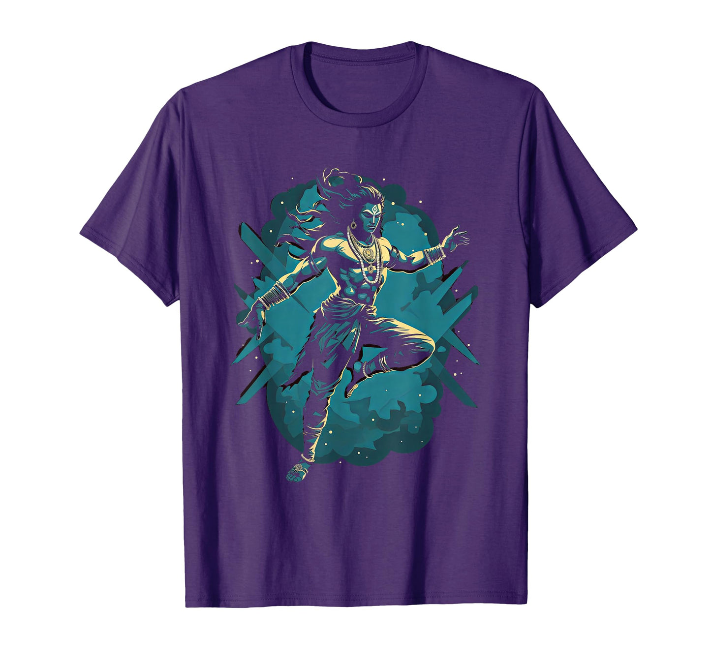 Shiva spiritual hindu god tandava dance yoga meditation T-Shirt