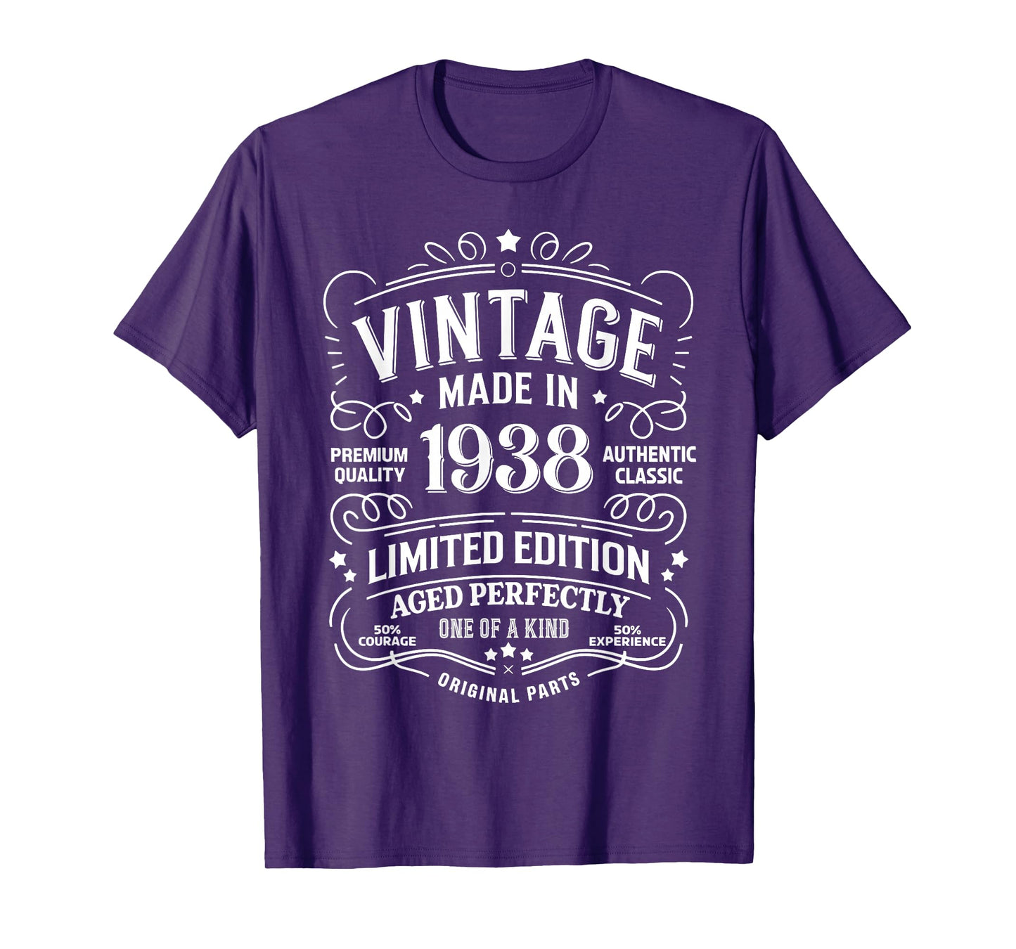 87th Birthday T-shirt 1938 Birthday Gifts For Men Women T-Shirt