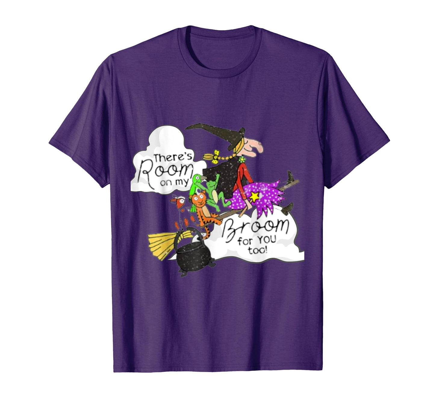 There's Room On My Broom 4 You Too Funny Teacher Witch T-Shirt