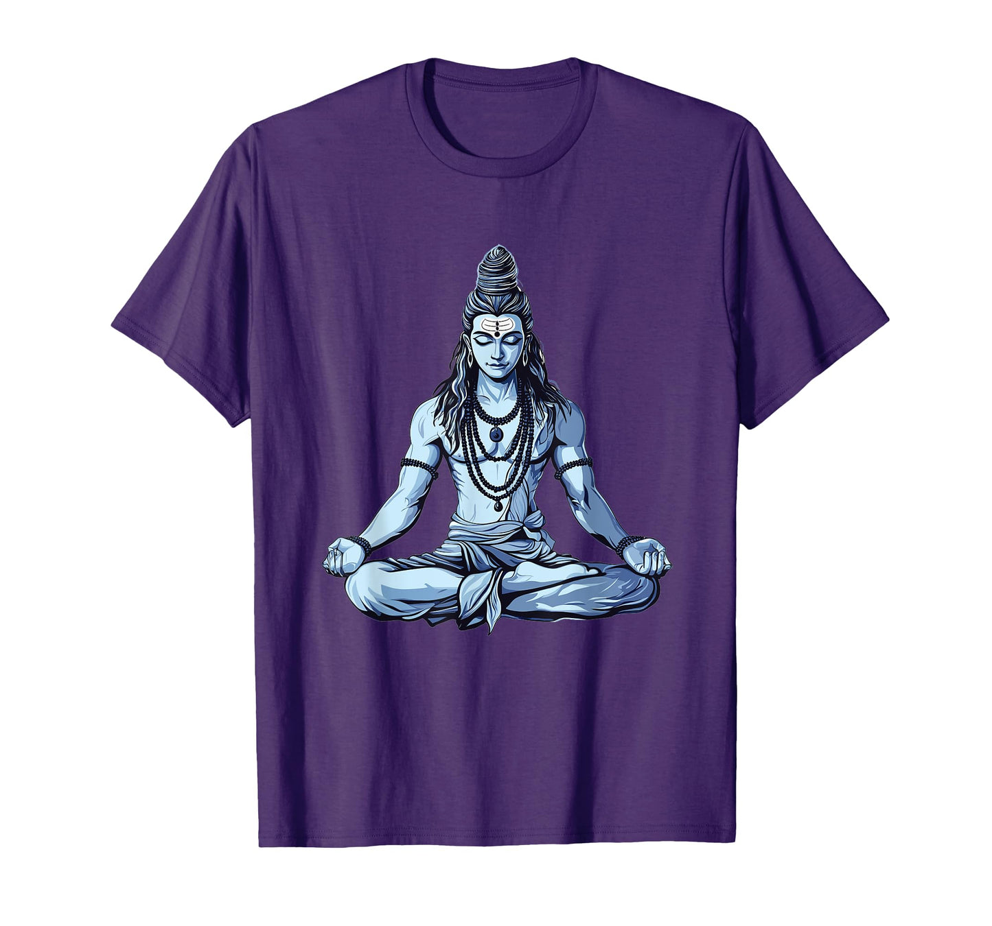 Yoga Inspired Shiva Mahadev Sitting Pose for Hinduism T-Shirt