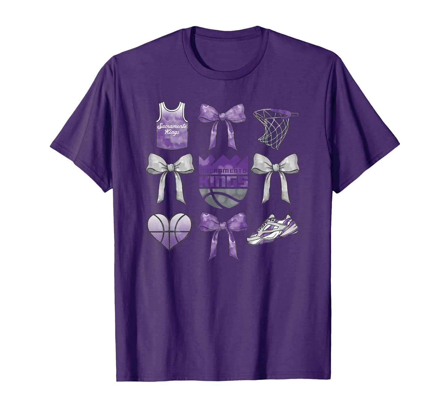 NBA Sacramento Kings Bow Grid T-Shirt