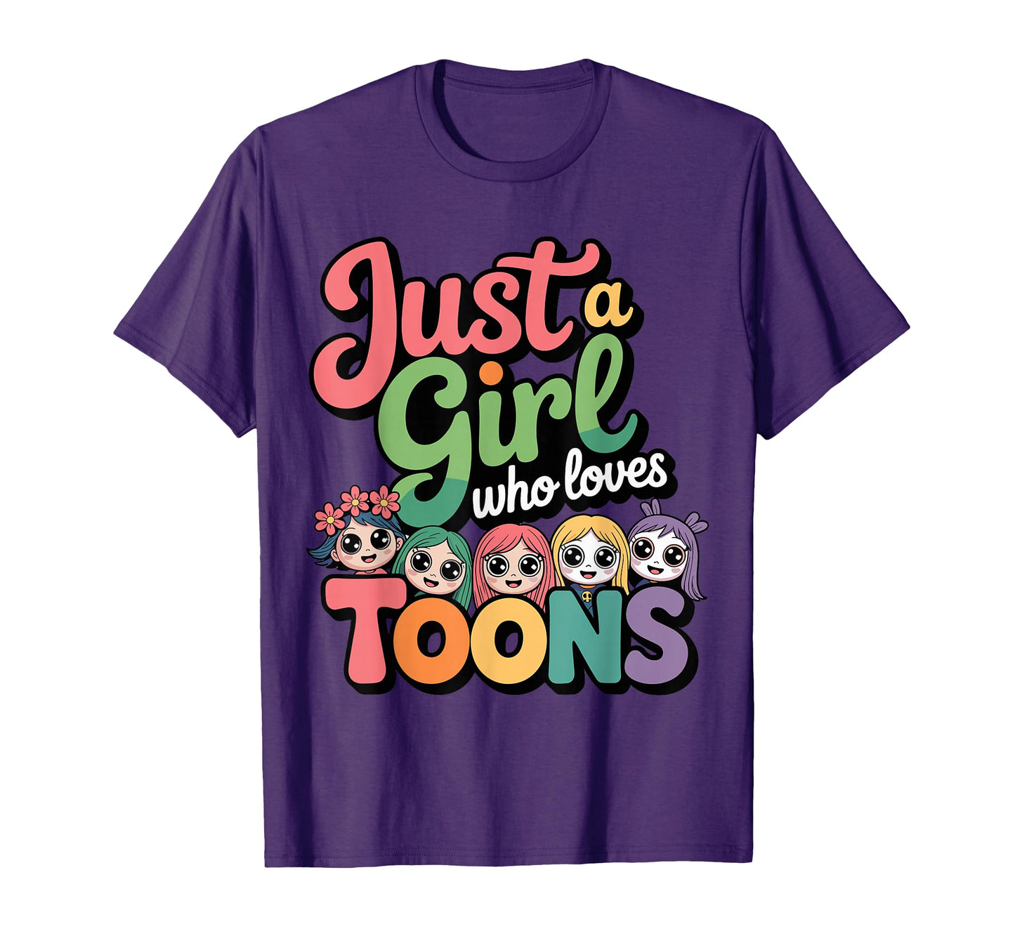 Dandy's Girl Who loves Toons - Funny birthday T-Shirt