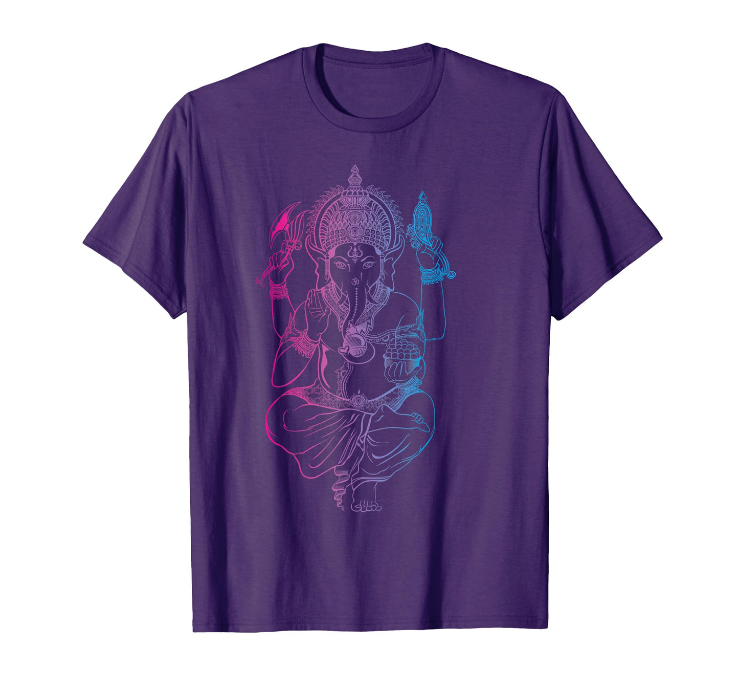Ganesh Symbol Yoga Hindu Men Women Meditation T-Shirt