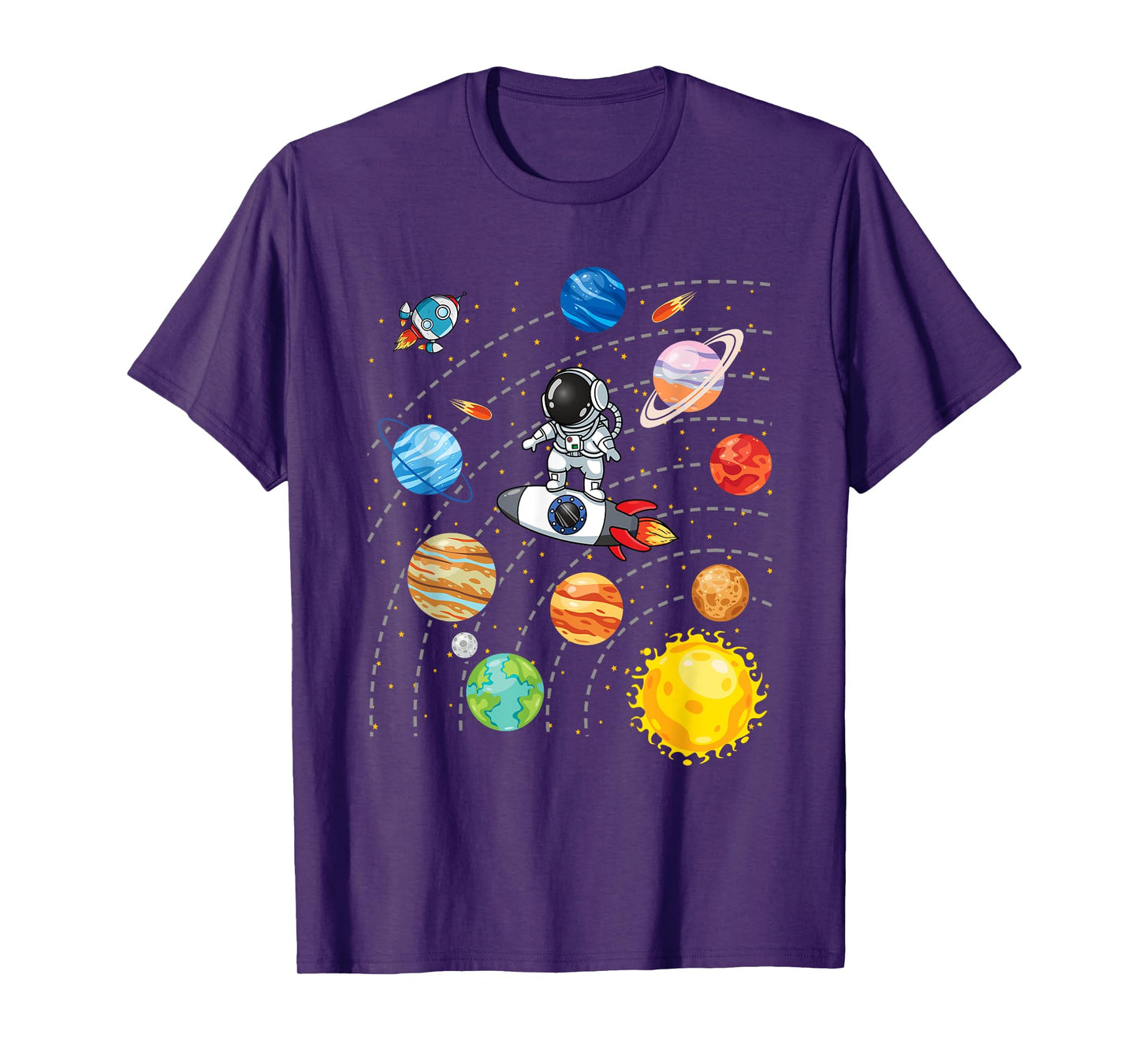Solar System Planets Science Space Astronaut Universe Galaxy T-Shirt