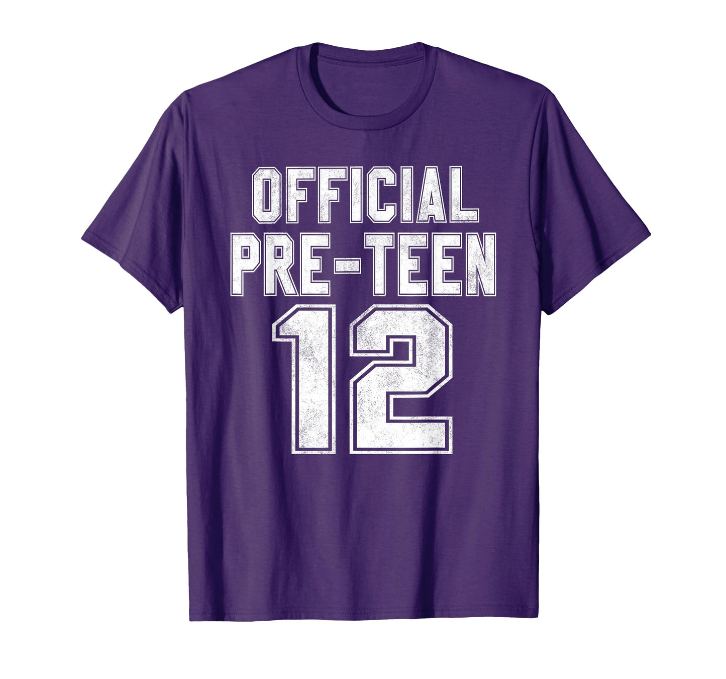 12 Official Pre-Teen 12th Birthday Boy Gifts 12 Year Old T-Shirt