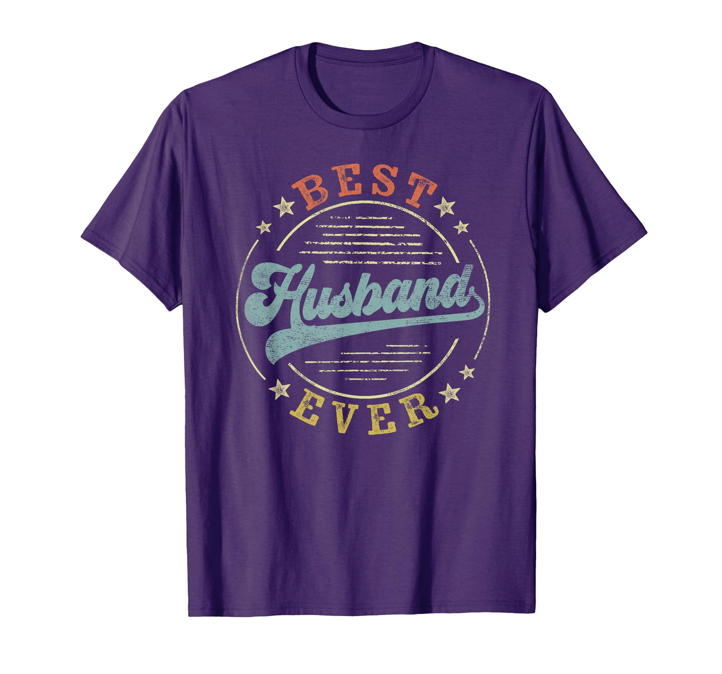 Best Husband Ever Father's Day Husband Gifts Vintage Emblem T-Shirt