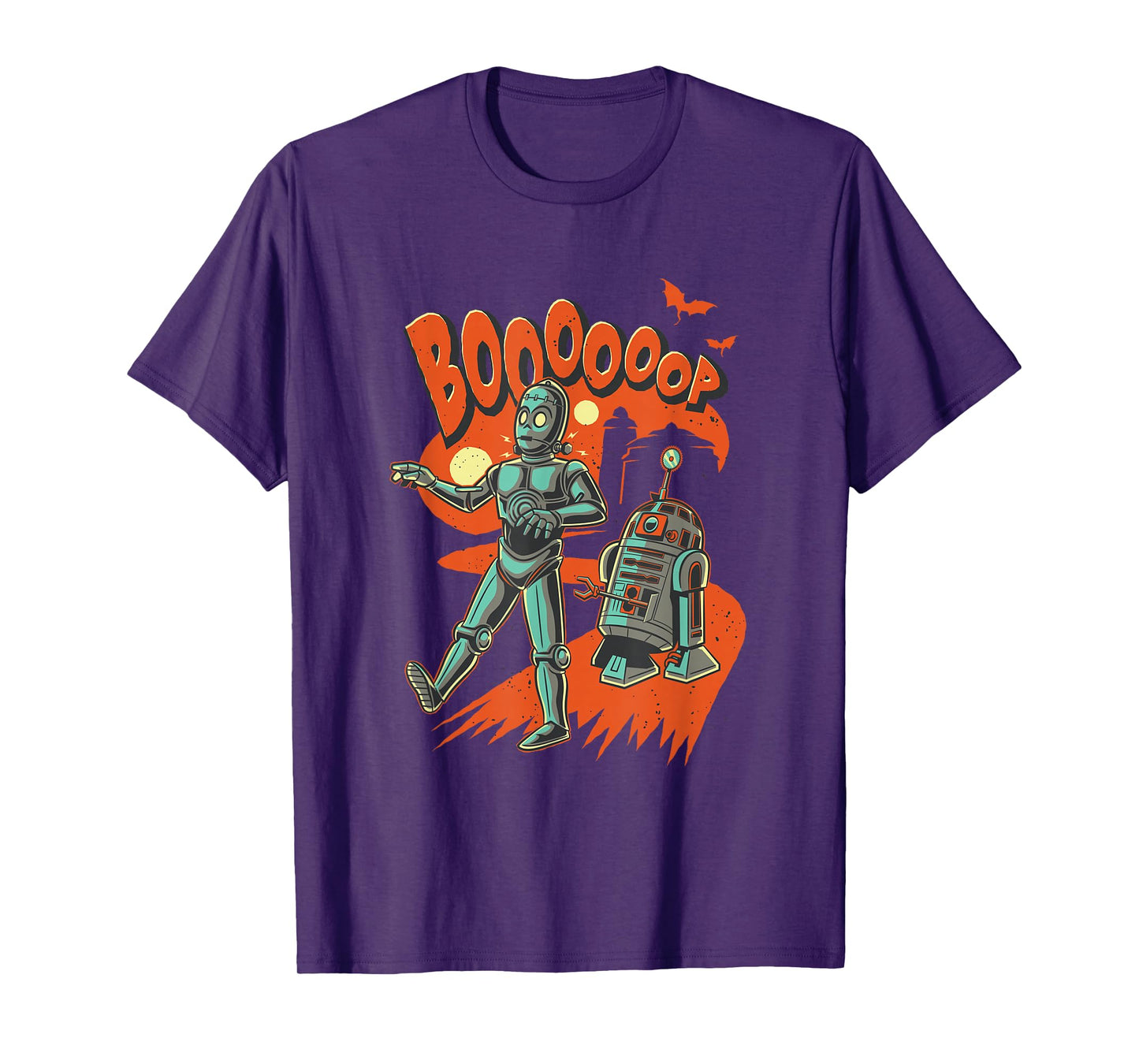 Star Wars Halloween BOOOOOP Monster Droids Vintage T-Shirt