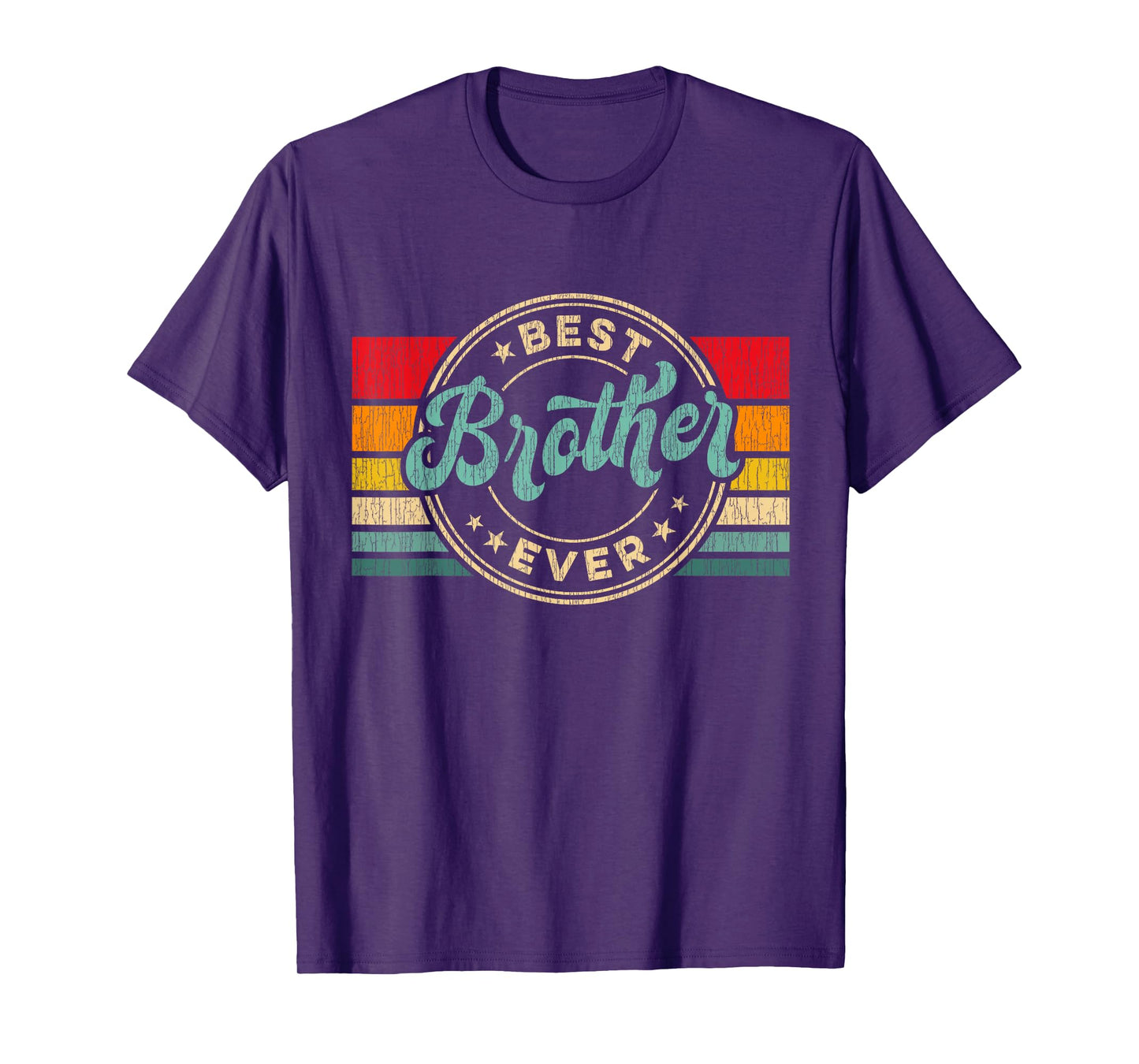 Best Brother Ever Vintage Retro Brother Gift Idea T-Shirt