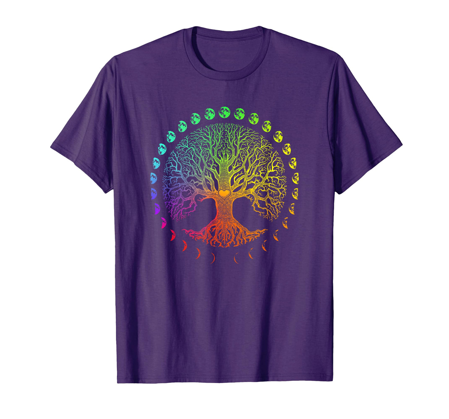 Tree of Life Phases of the Moon Gift T-Shirt