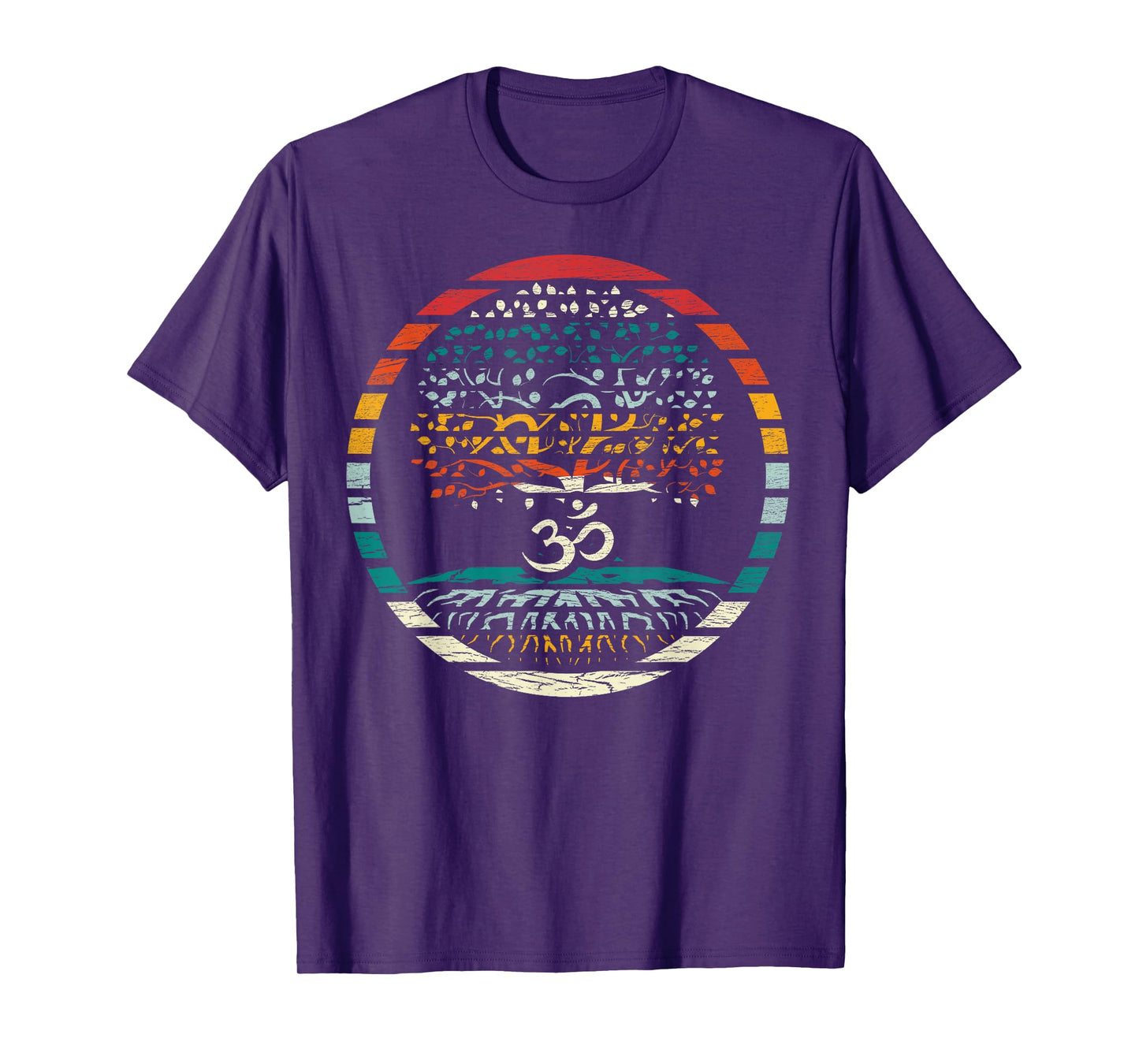 Tree of Life Shirt with Om Symbol Yoga Om Tee T-Shirt
