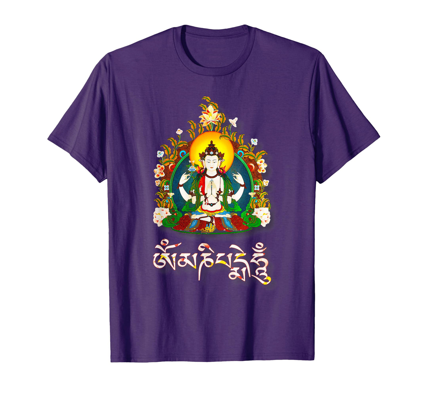 Tibetan Buddha Om Mani Padme Hum Amitabha T-Shirt