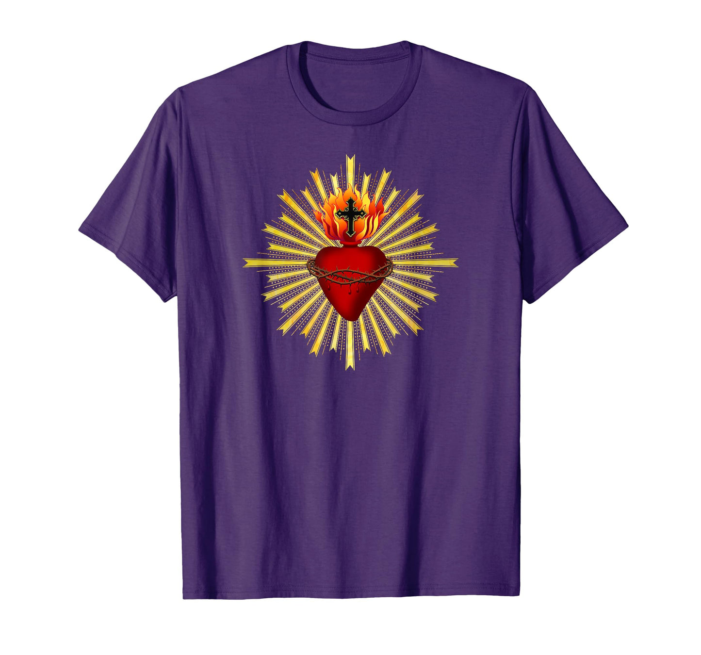 SACRED HEART of JESUS Tattoo T-shirt for Men Women Kids T-Shirt