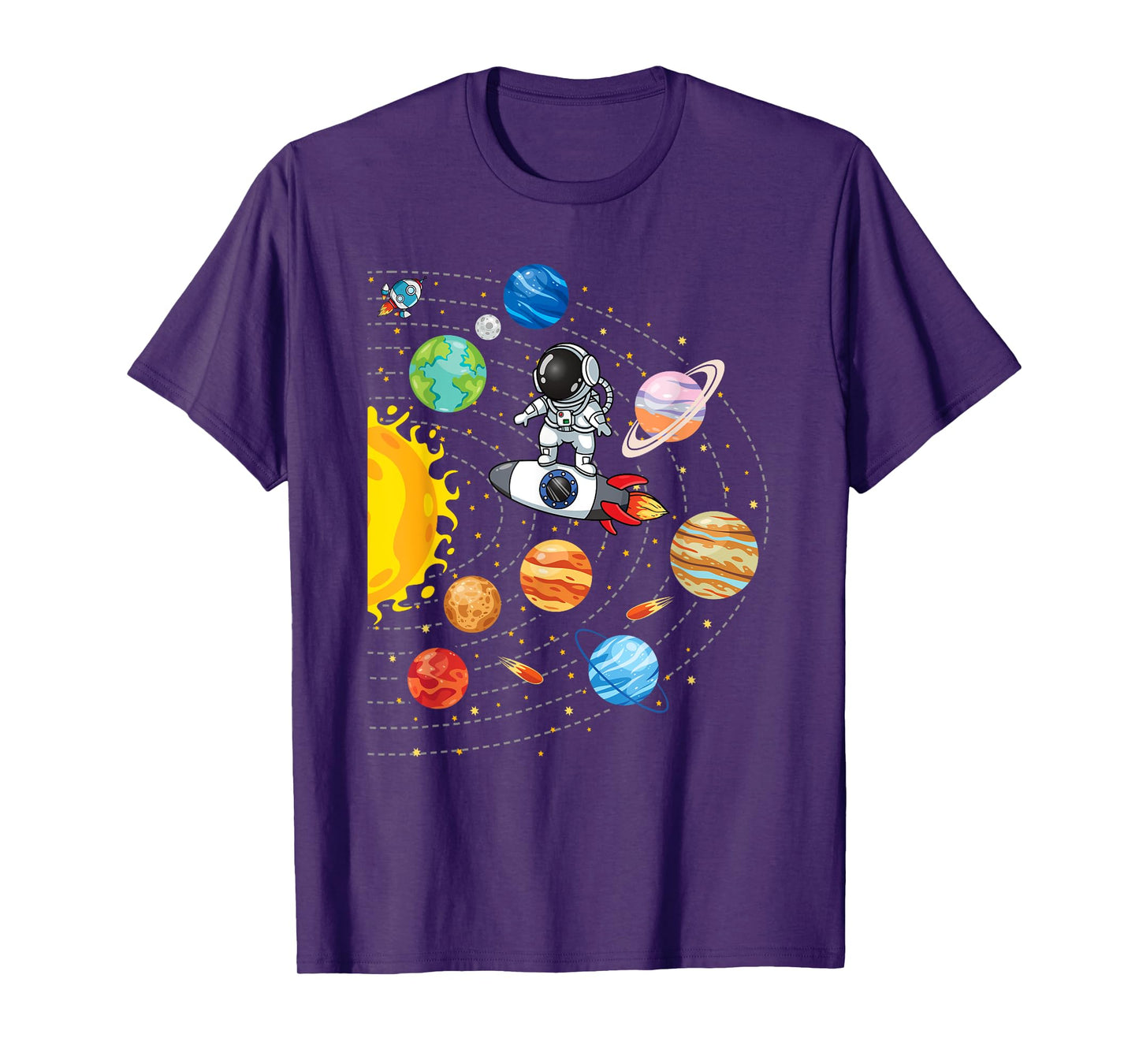 Solar System Planets Science Space Astronaut Universe Galaxy T-Shirt