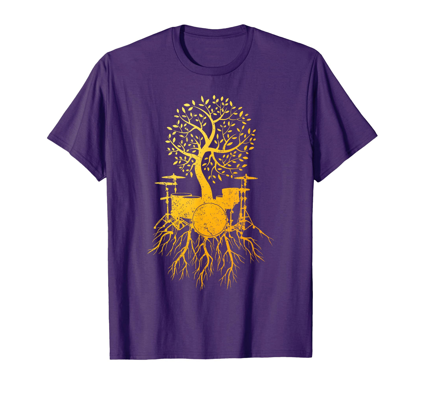 Cool Drum Set Art For Men Women Drummer Music Drumming Lover T-Shirt