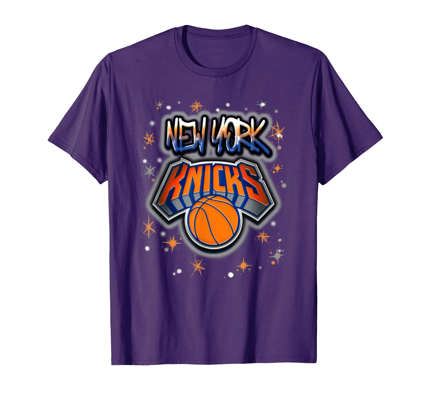 NBA New York Knicks Airbrush Logo T-Shirt