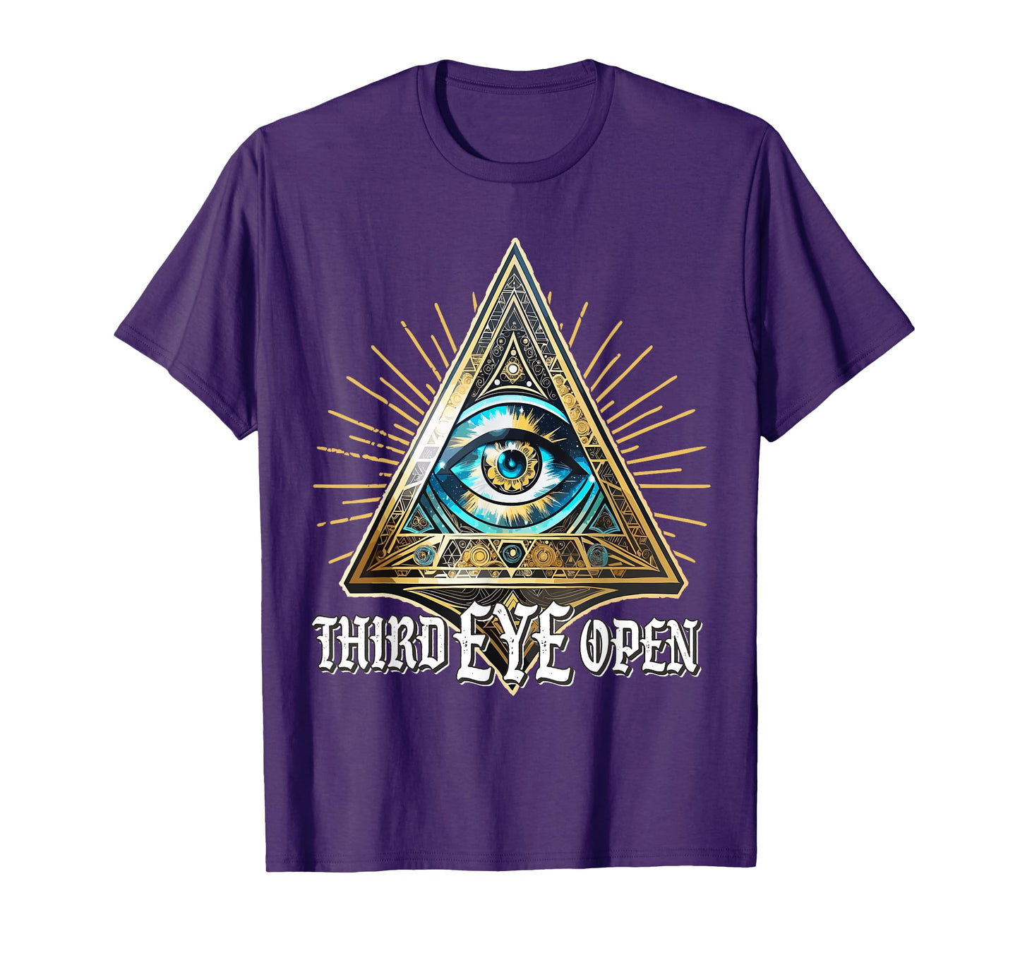 Spiritual Mystical Gaze - Streetwear All Seeing Third Eye T-Shirt