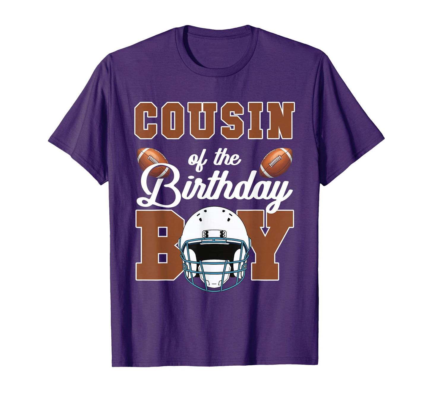 Football Touchdown Birthday Kids Outfit - Unisex Kids & Adults Family Matching Football Party T-Shirt - Black, Short Sleeve, Size 4/5