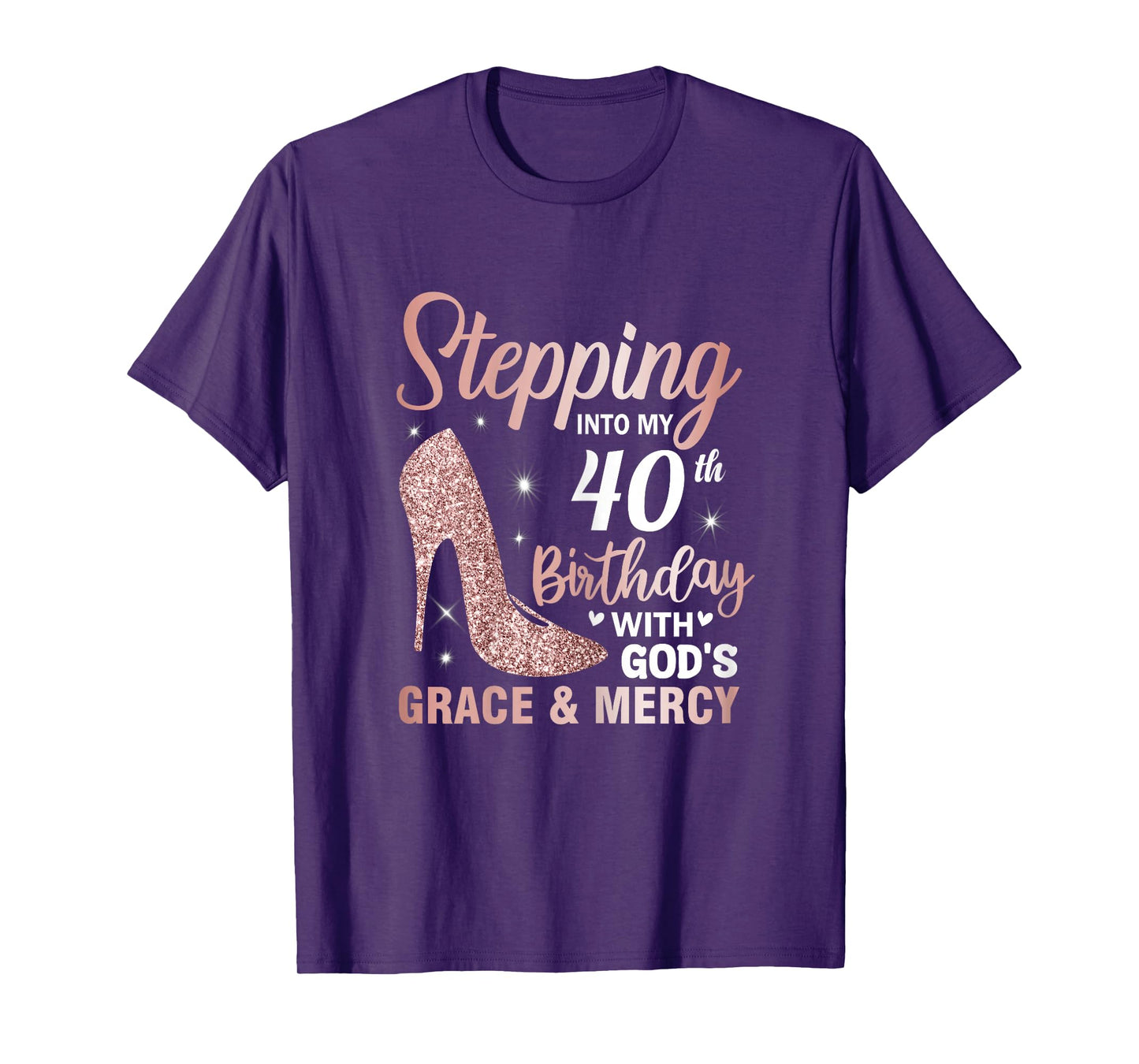 Stepping Into My 40th Birthday Women 40 Year Old Bday T-Shirt