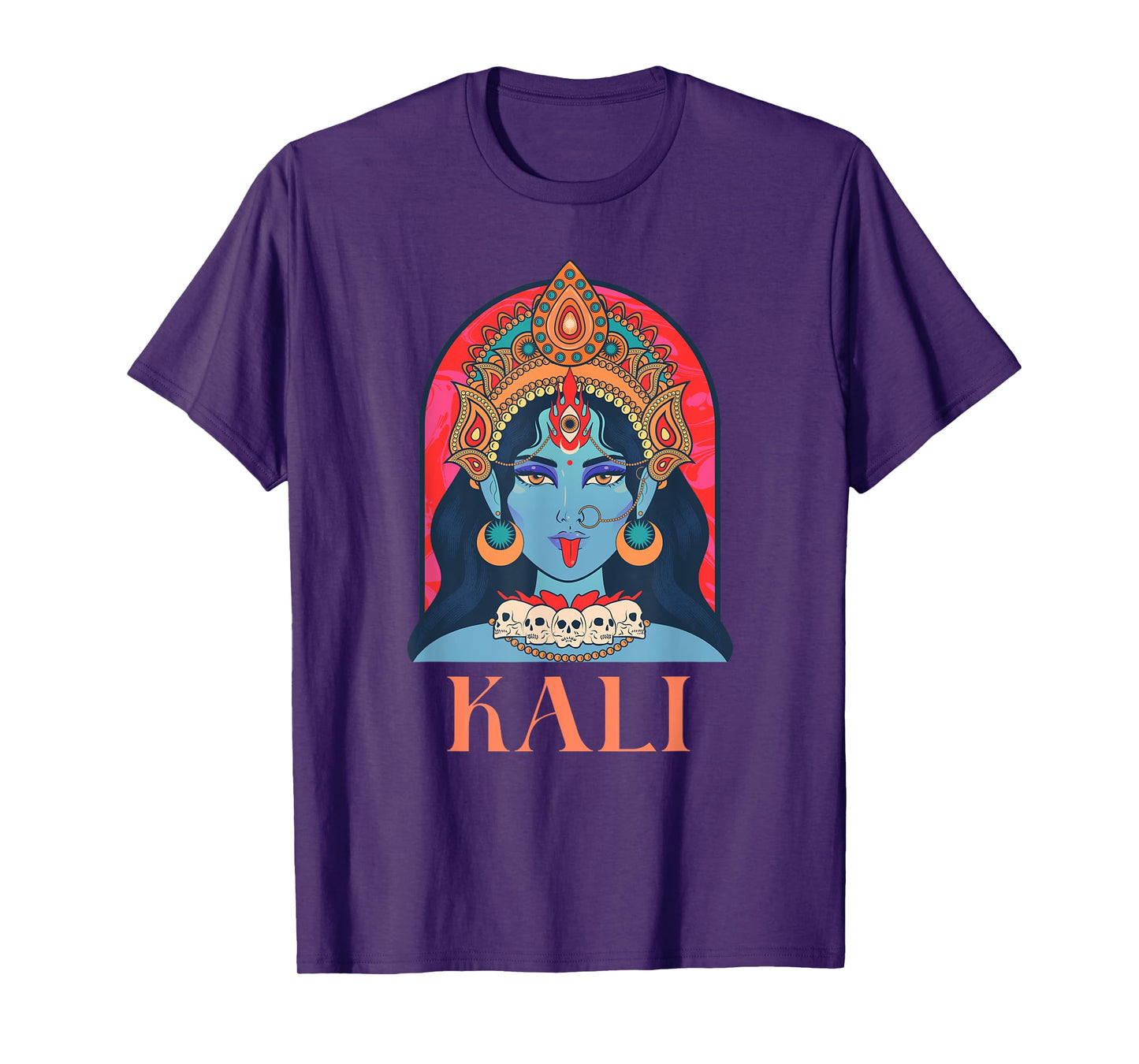 Kali Goddess Indian Deity, India Hindu Yoga T-Shirt