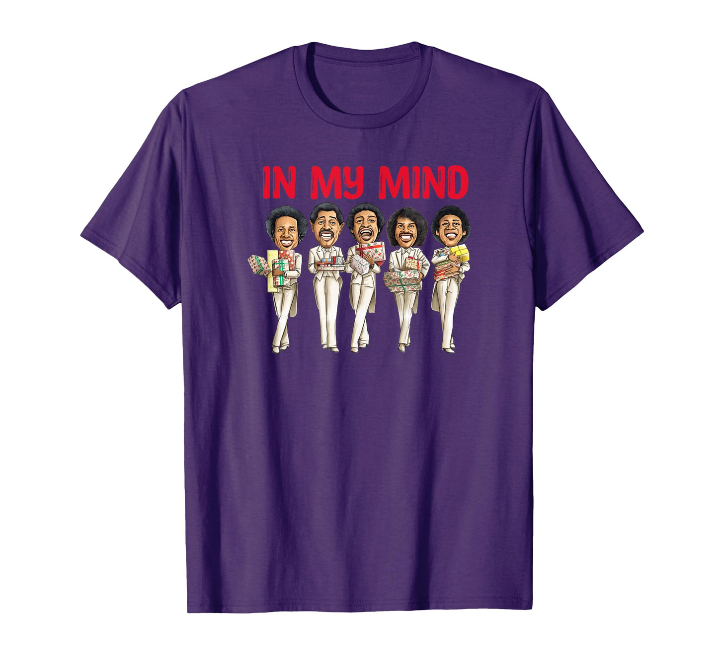 Funny Christmas Temptations in my mind silent night T-Shirt