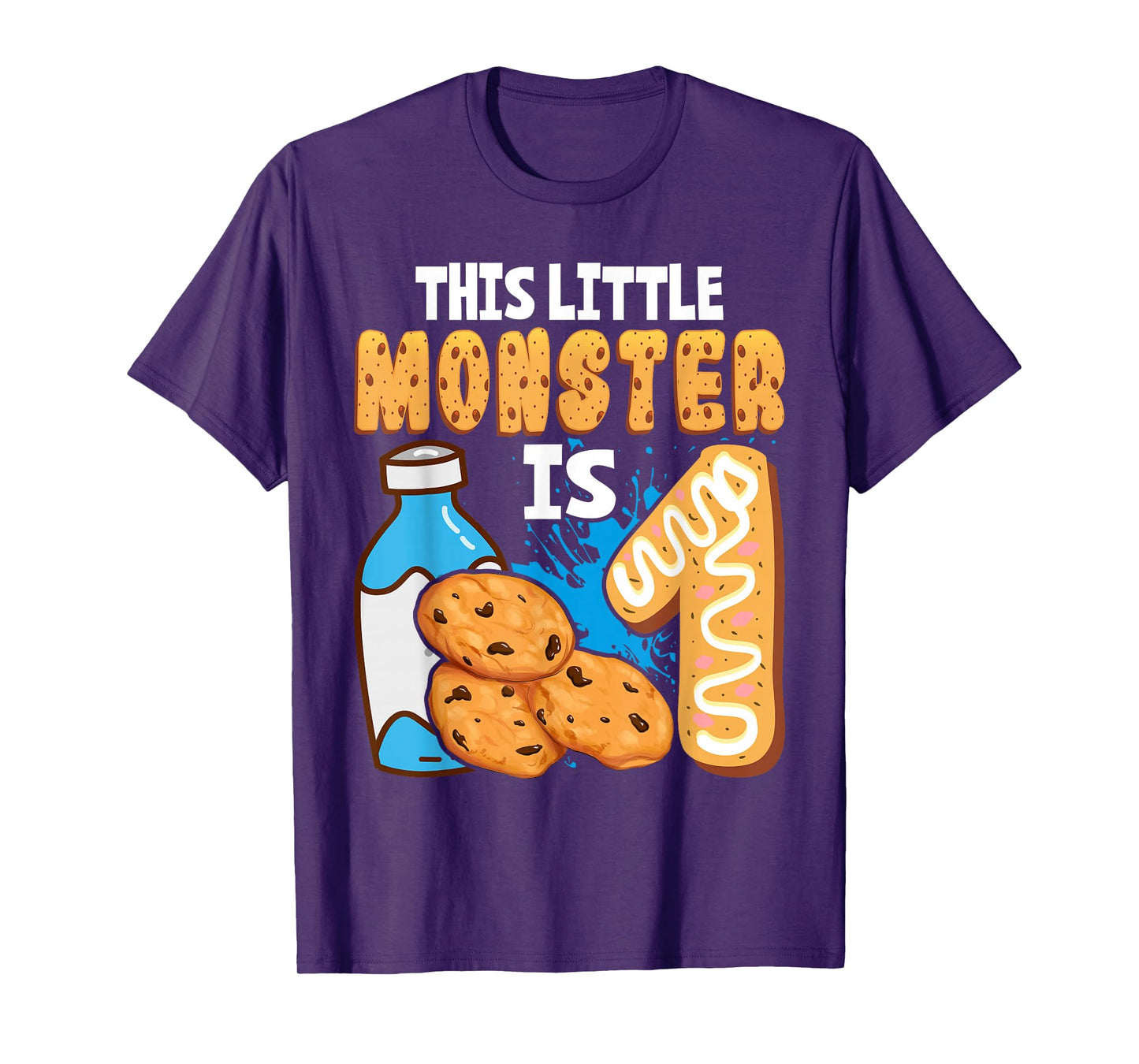 Milk and Cookies 1st Birthday Boy Girl First Birthday Family T-Shirt