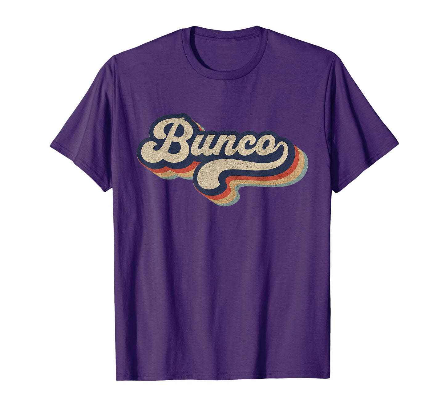 Brunco Vintage Bunco Dice Game Mens Womens T-Shirt