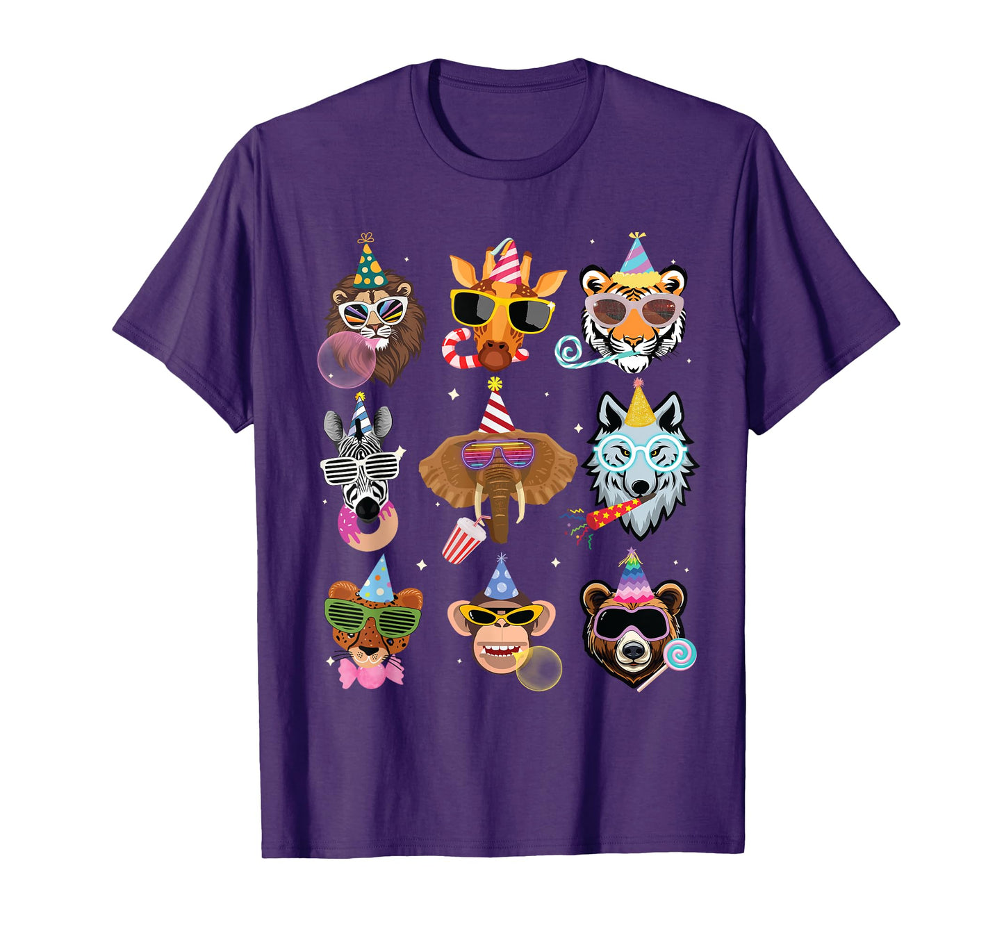 Men Women and Kids Zoo Day Wildlife Animals Birthday Parties T-Shirt