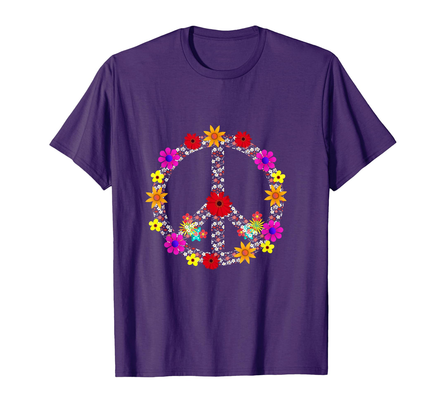 Outdoor Flower Peace Sign Pajamas Symbol for Kids T-Shirt