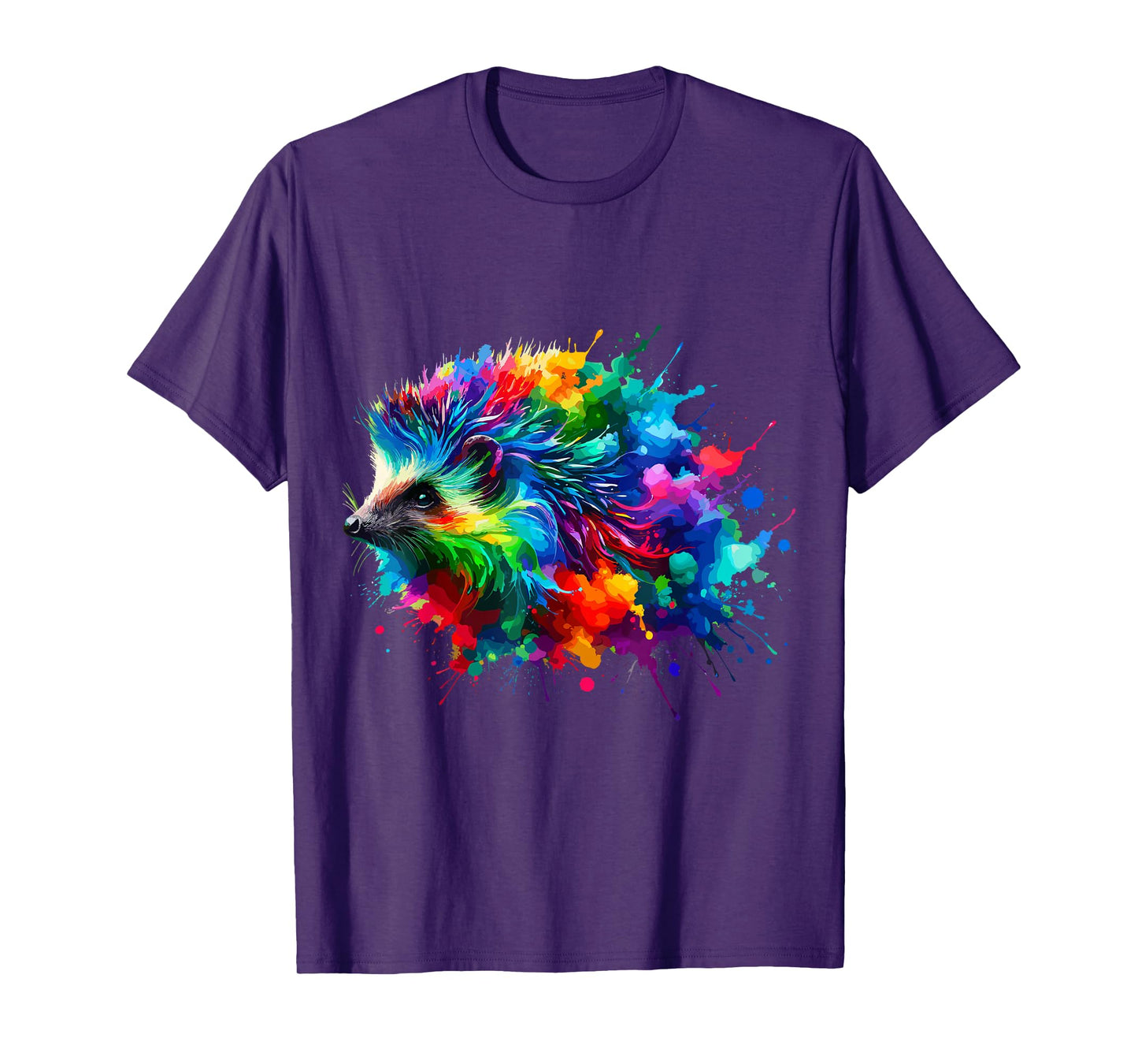 Splash Art Hedgehog Hedgehogs T-Shirt
