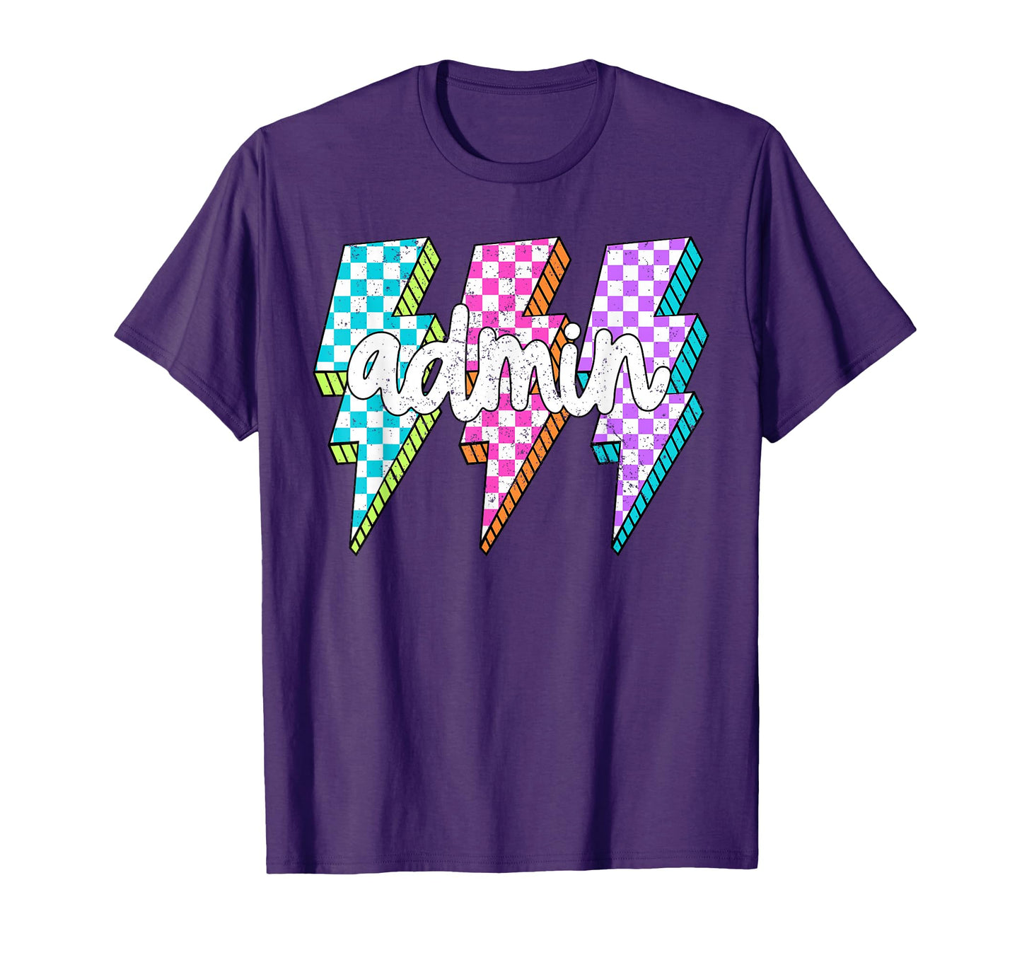Admin Squad Lightning Bolt School Assistant Principal T-Shirt