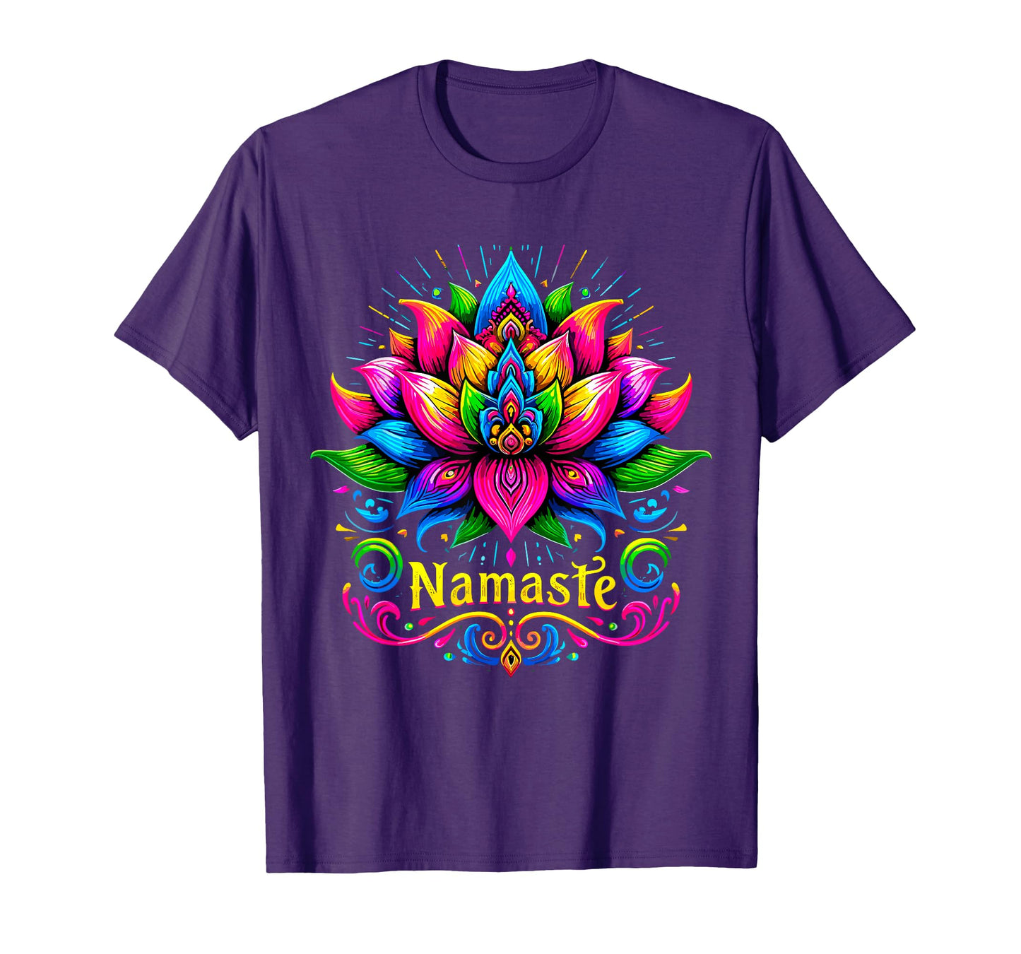 Namaste Lotus Flower Meditaton T-Shirt
