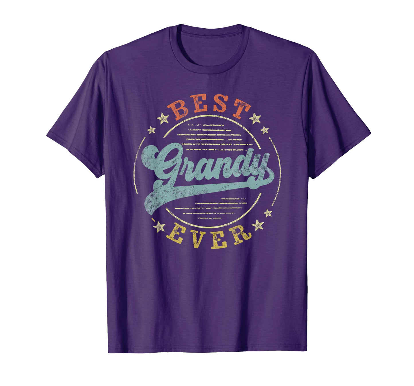 Best Grandy Ever Father's Day Grandy Gifts Vintage Emblem T-Shirt