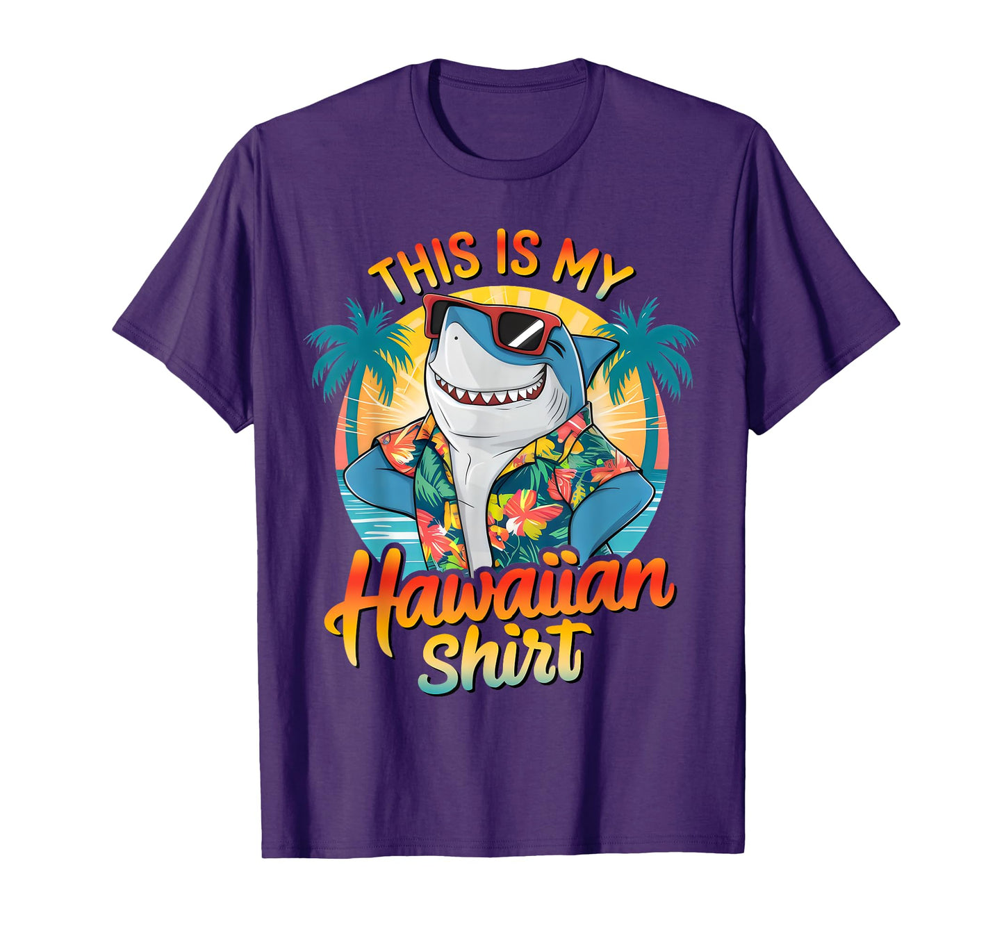 This Is My Hawaiian Shirt Tropical Luau Costume Party Hawaii T-Shirt