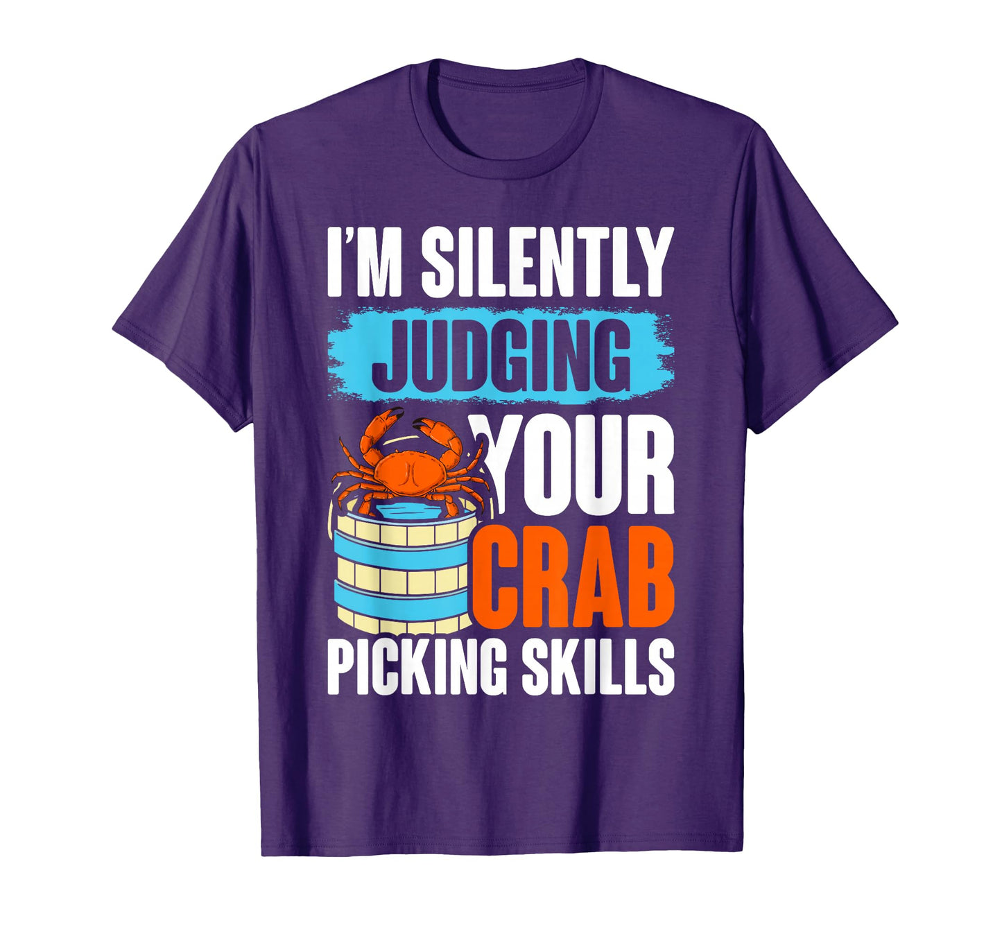 Funny Blue Crab Feast Chesapeake Bay Maryland Crabbing Men T-Shirt