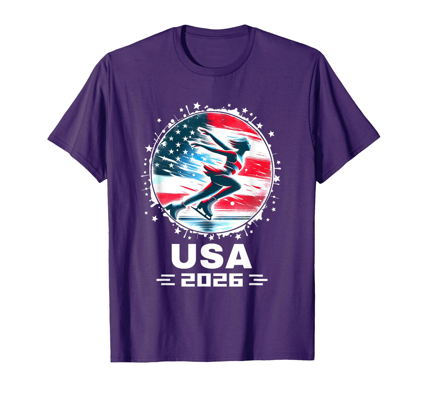 USA Women Figure Skating Team 2026 Apparel Figure Skating T-Shirt