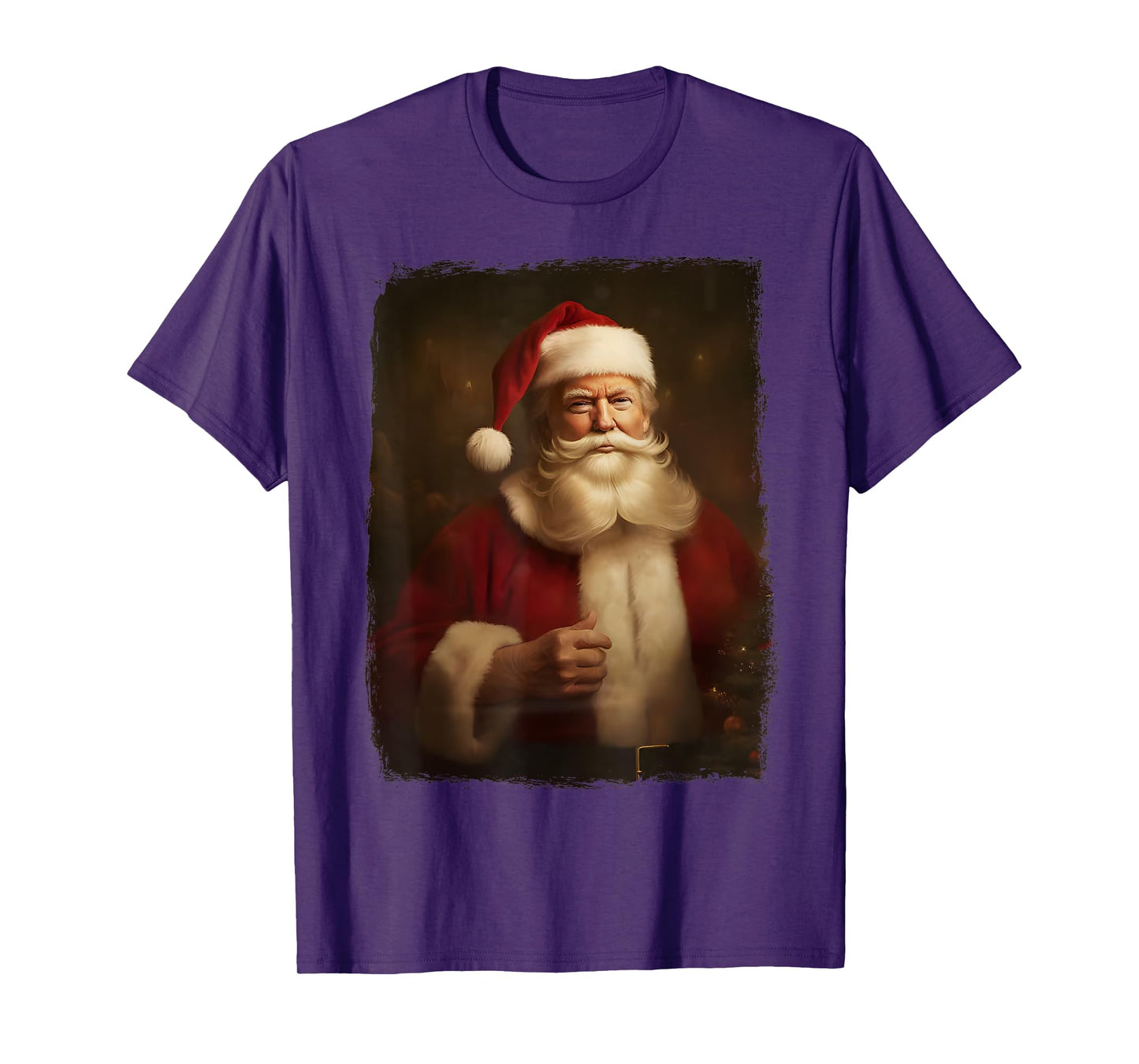 Christmas Funny Trump Santa Claus Retro Vintage Xmas Pajamas T-Shirt