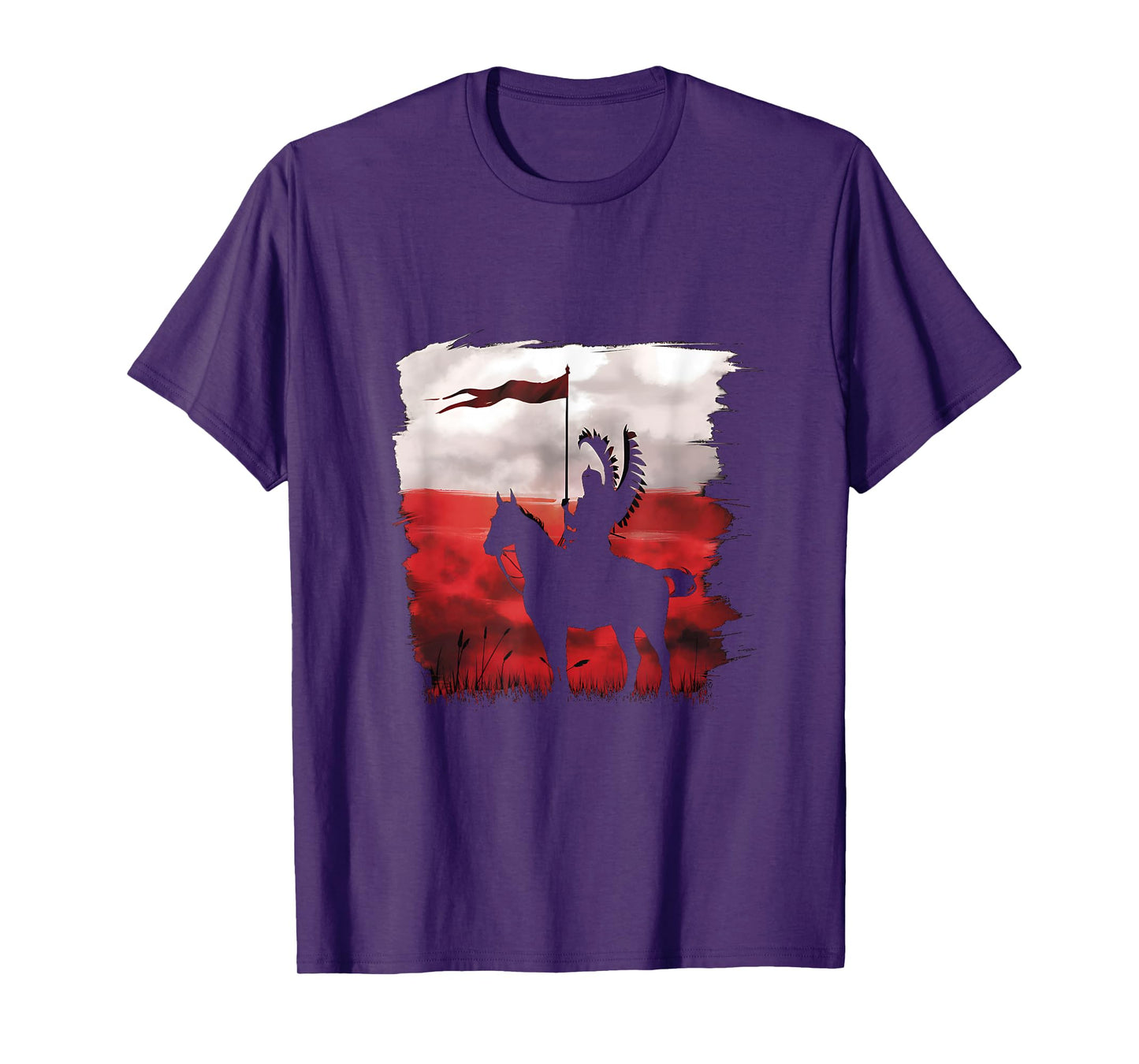 Polish national day Hussar Husaria Polska Poland Flag T-Shirt