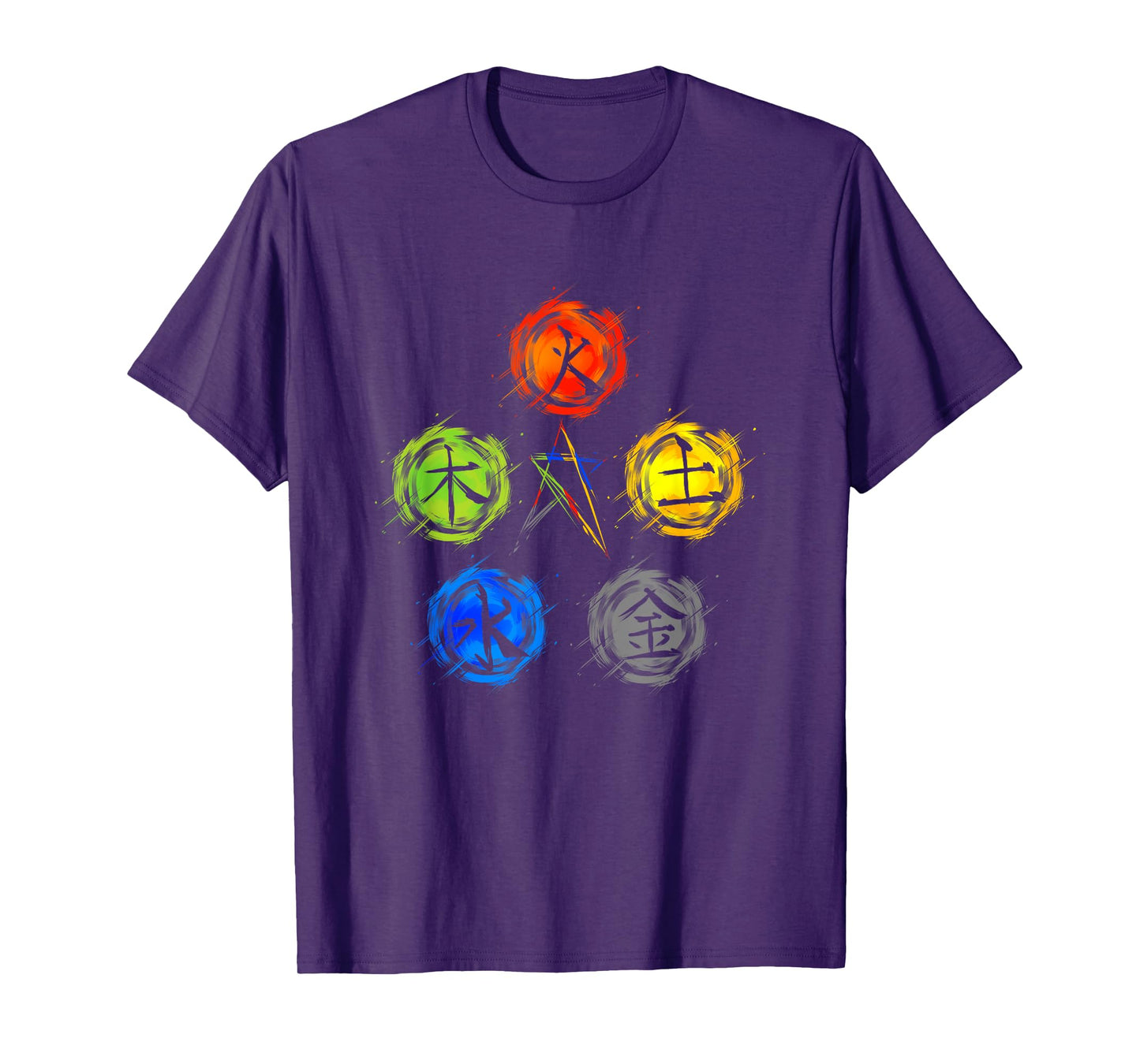 Qigong Five Elements Balance Tai Chi T-Shirt