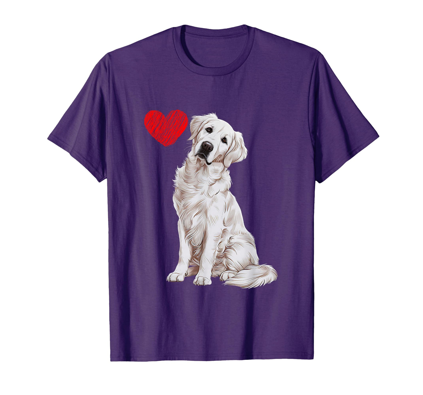 Love White English Cream Golden Retriever Mom Dog Puppy T-Shirt