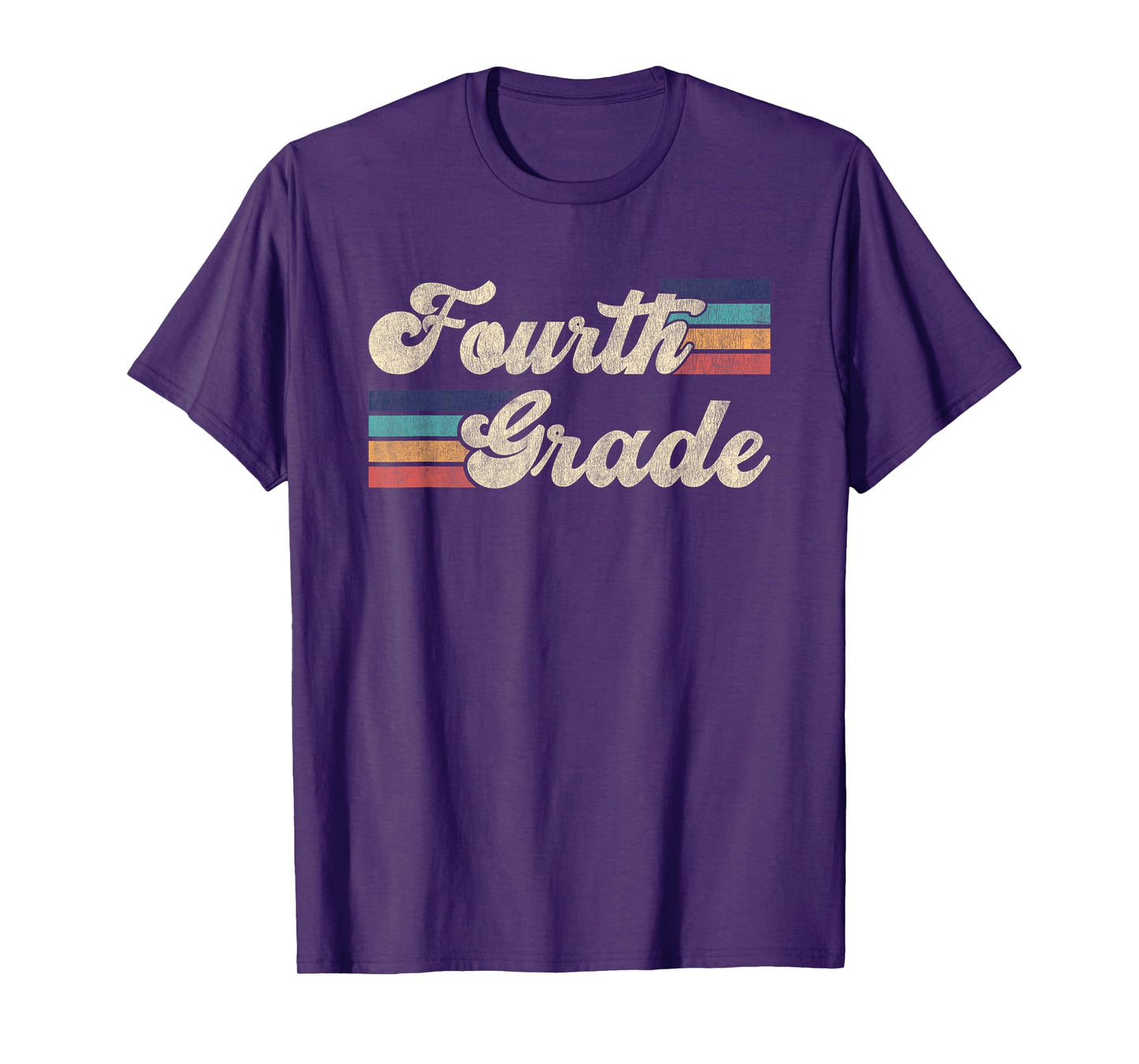 Retro Fourth Grade Shirt First Day Of School Teacher T-Shirt