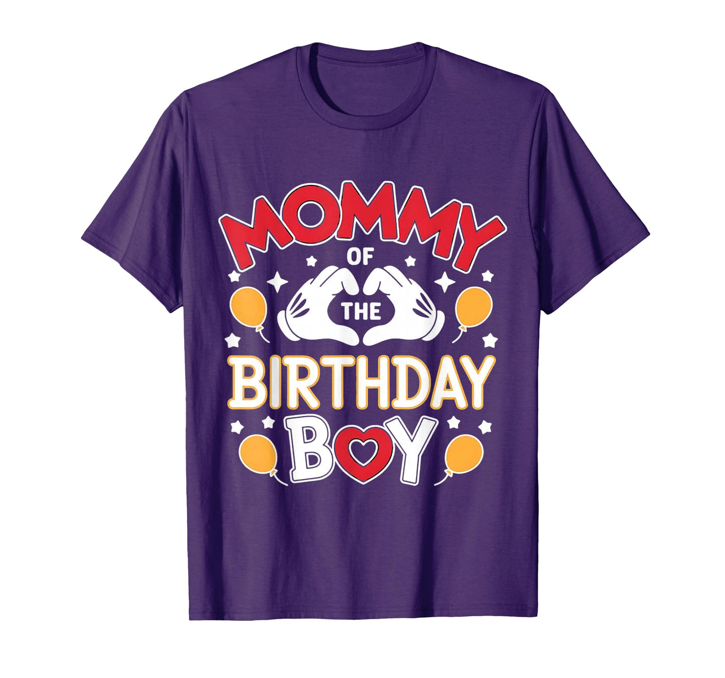 Mom Of The Birthday Boy Family Party Birthday T-Shirt