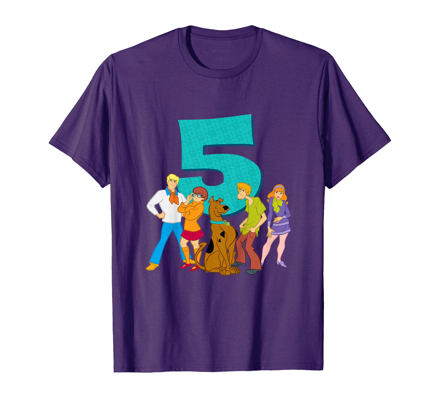 Kids Scooby-Doo 5th Birthday This Meddling Kid is 5 T-Shirt