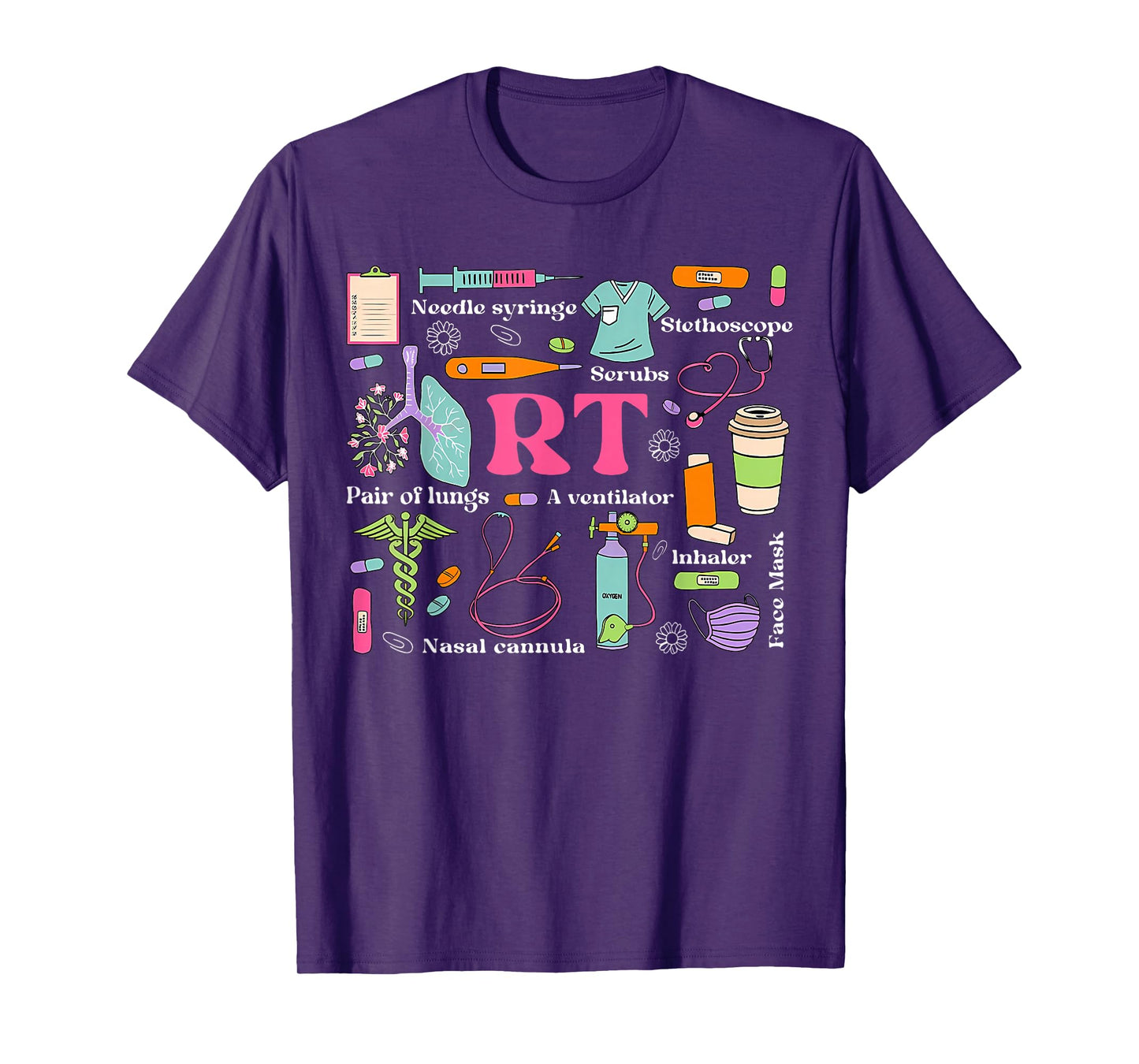 Respiratory Therapist Funny RT Care Respiratory Therapy T-Shirt