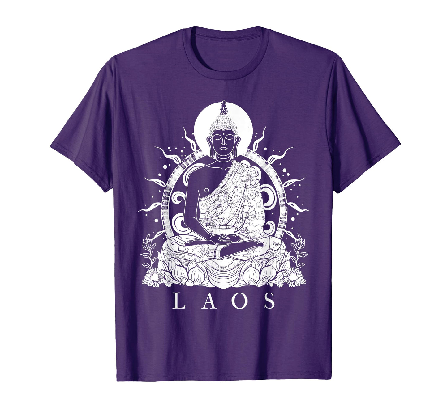Laos Buddha Vintage Buddhist Souvenir T-Shirt
