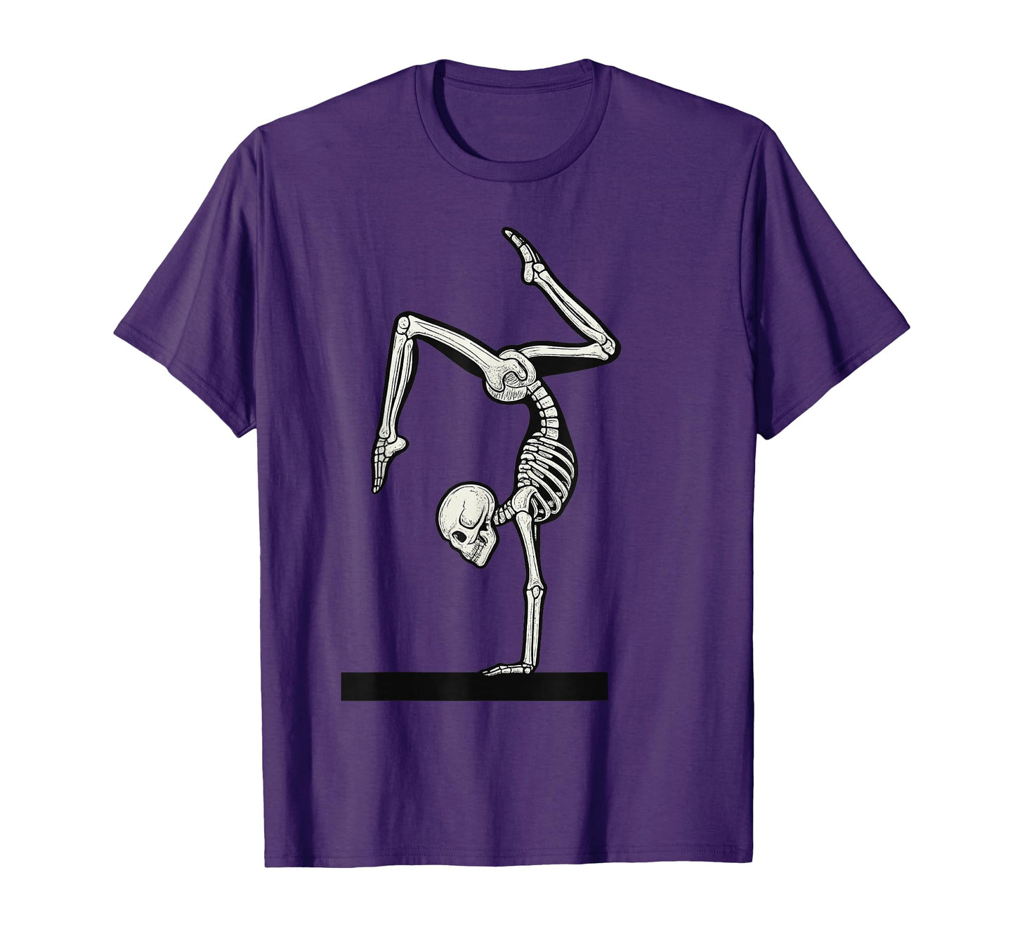 Skeleton Gymnastics Halloween T-Shirt