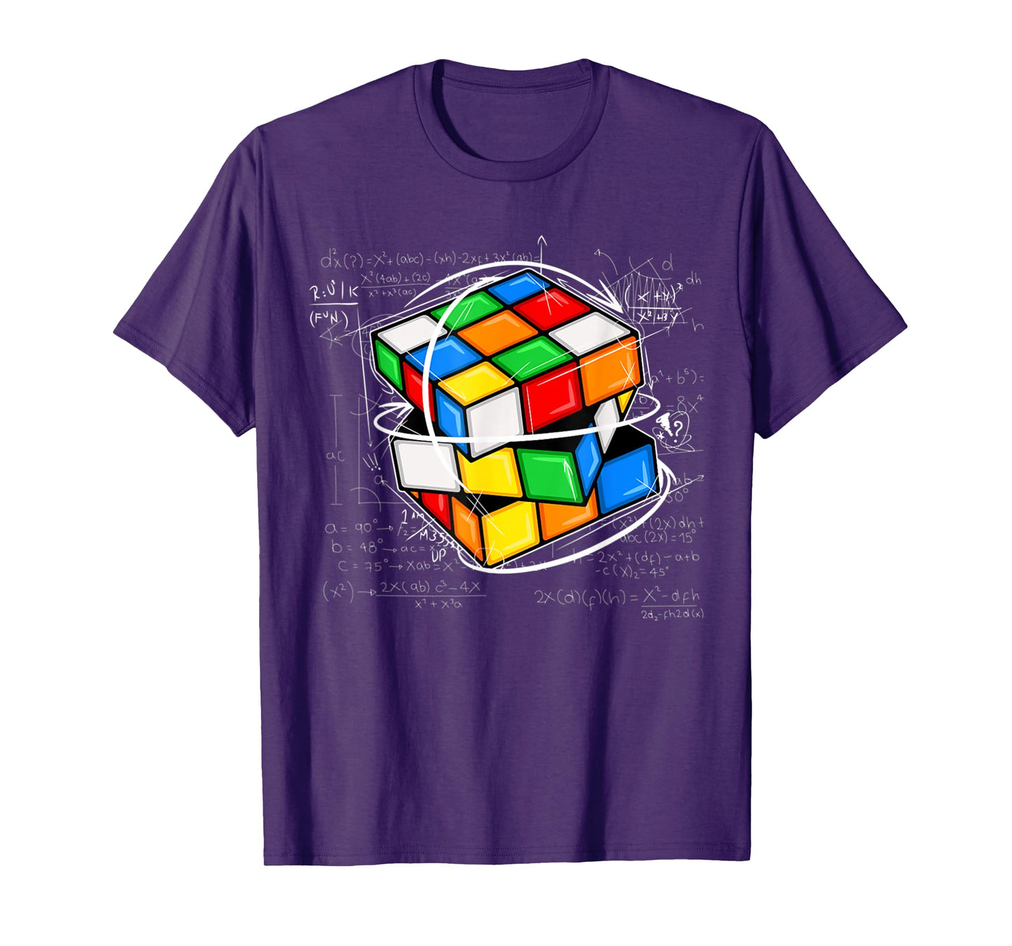Melting Cube Speed Cubing Vintage Puzzle Youth Math T-Shirt