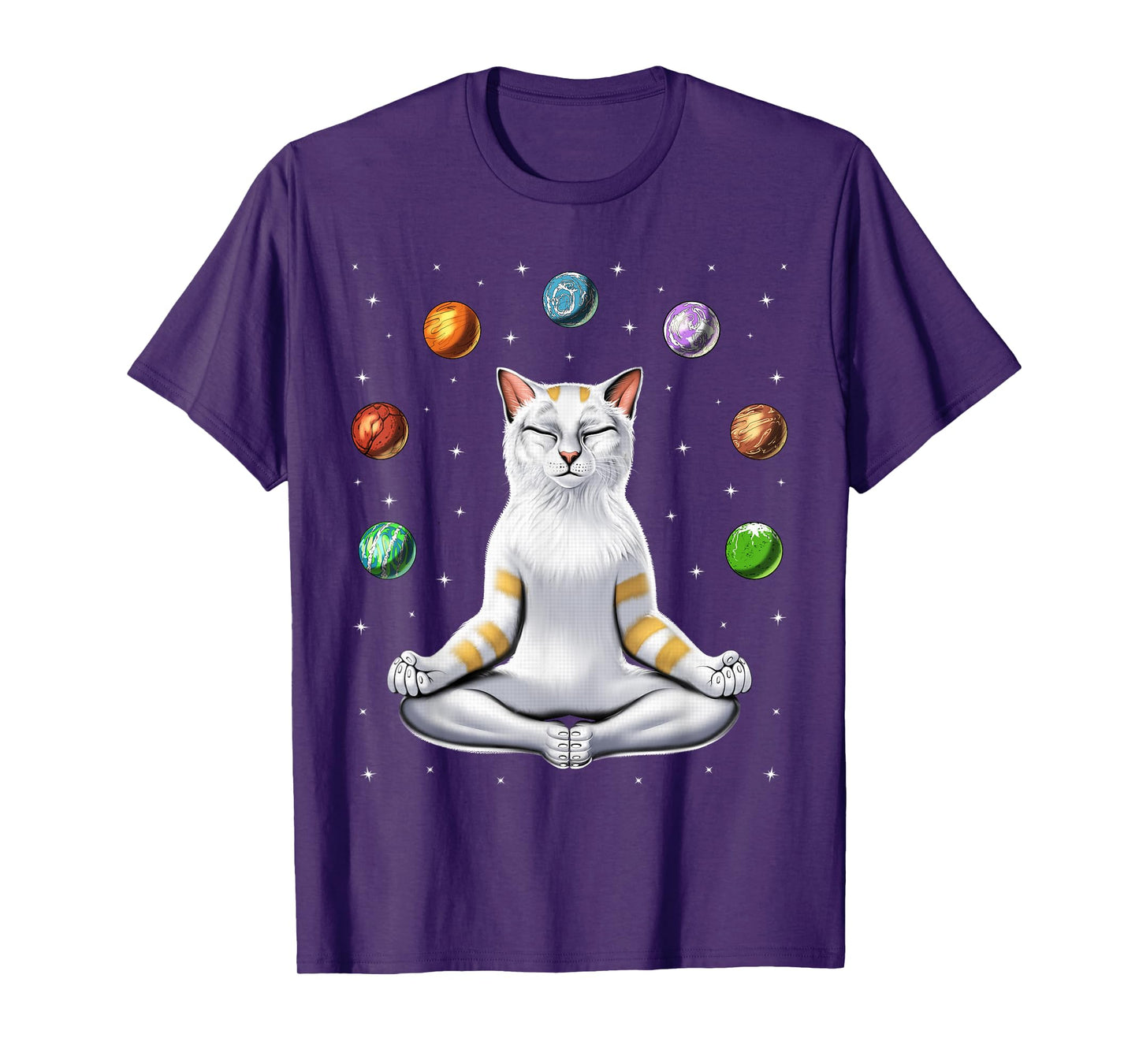Cat Yoga Meditation Spiritual Zen Funny Cat Spirituality T-Shirt