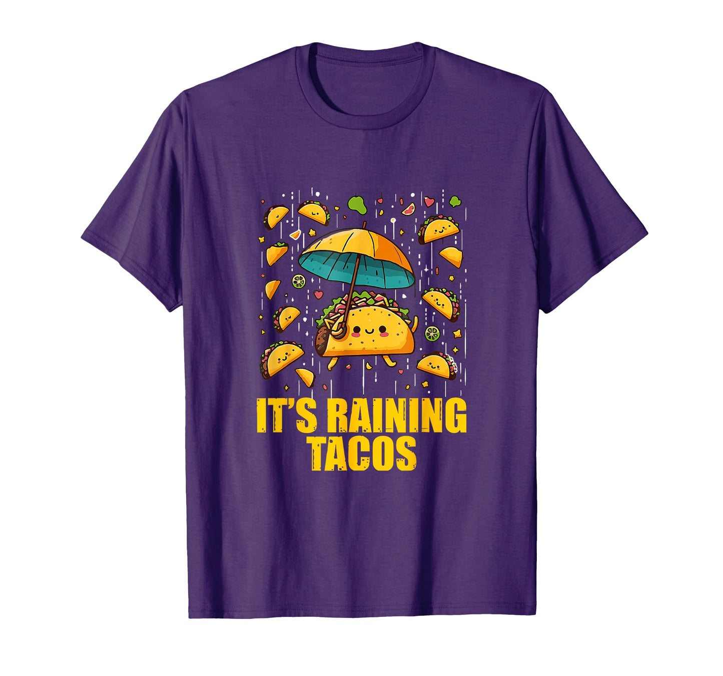 It's Raining Tacos Funny Taco Lovers Kids Girls Boys T-Shirt